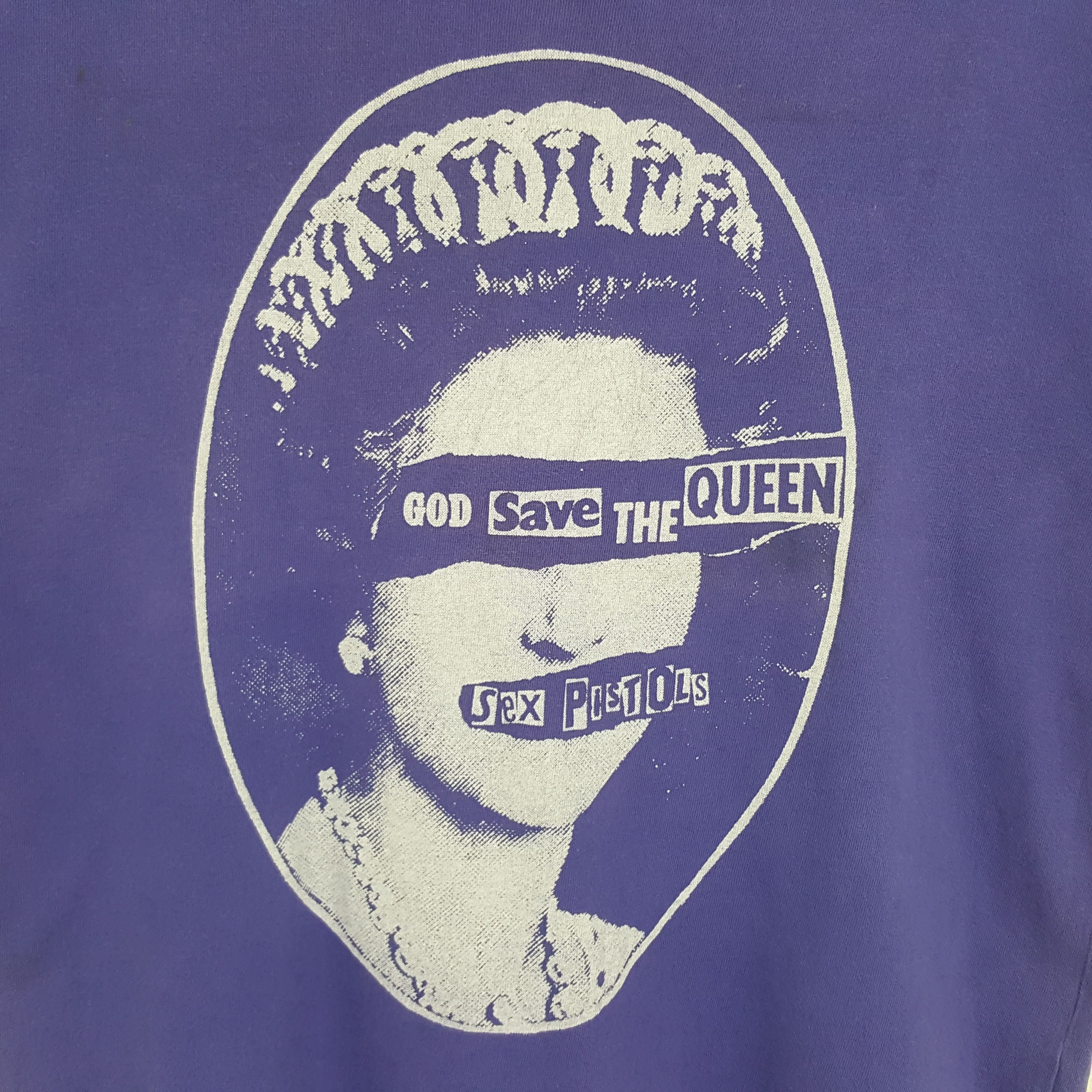 Band Tees × Vintage Vintage God Save The Gueen Tshirt Size US L / EU 52-54 / 3 - 2 Thumbnail
