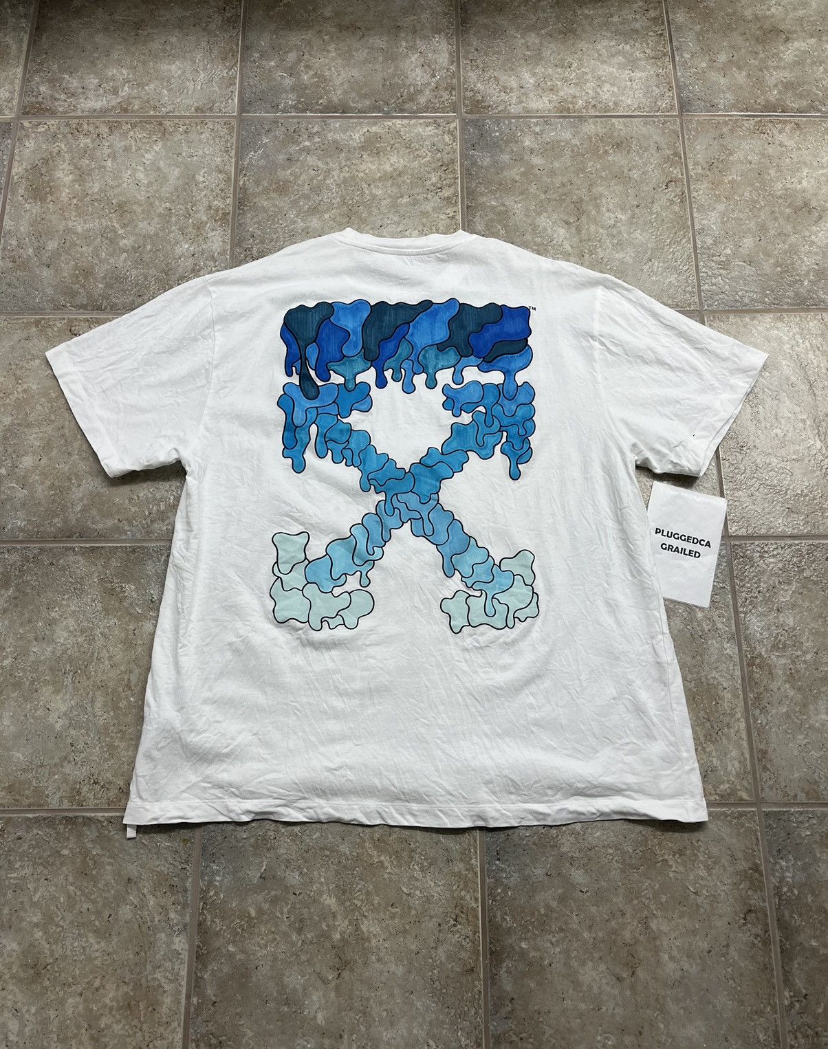 off-white Tシャツ　dripping arrow off white オフホワイト Tシャツ ブランド DRIPPING ARROWS