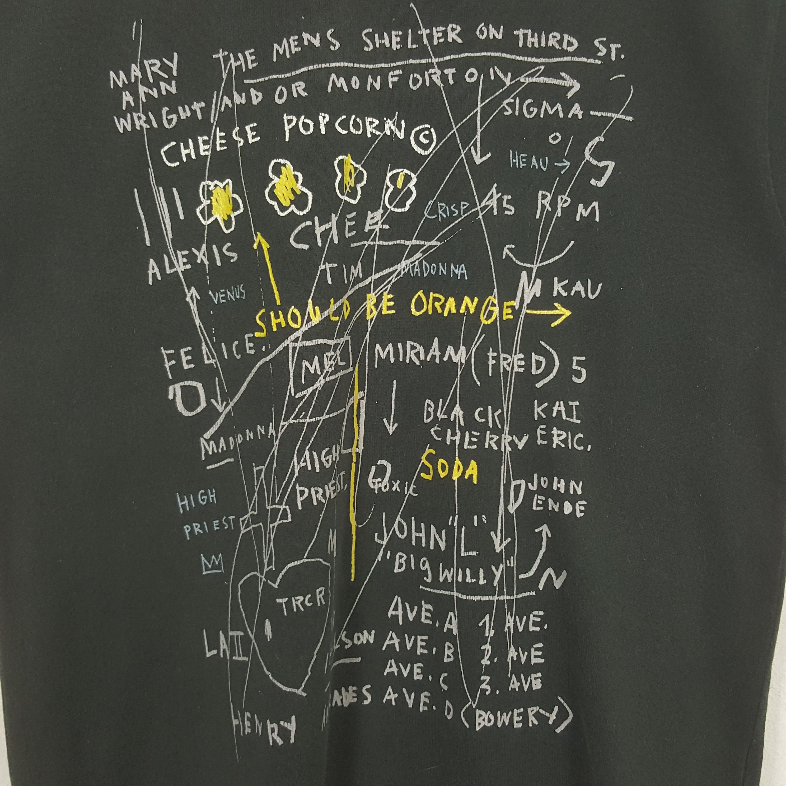 Jean-Michel Basquiat Vintage Jeans Michel Basquiat X Japanese Brand Tshirt Size US M / EU 48-50 / 2 - 2 Thumbnail