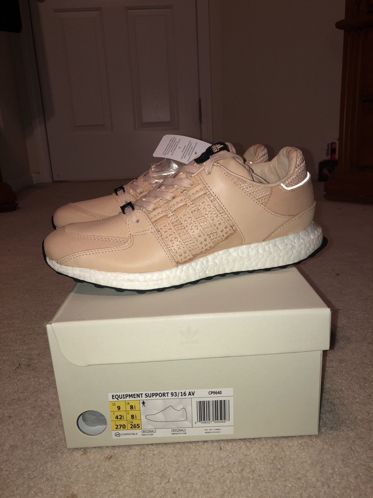 Adidas Adidas Avenue x EQT Support 93/16 Tan 2017 Ultraboost Size 9 Size US 9 / EU 42 - 1 Thumbnail