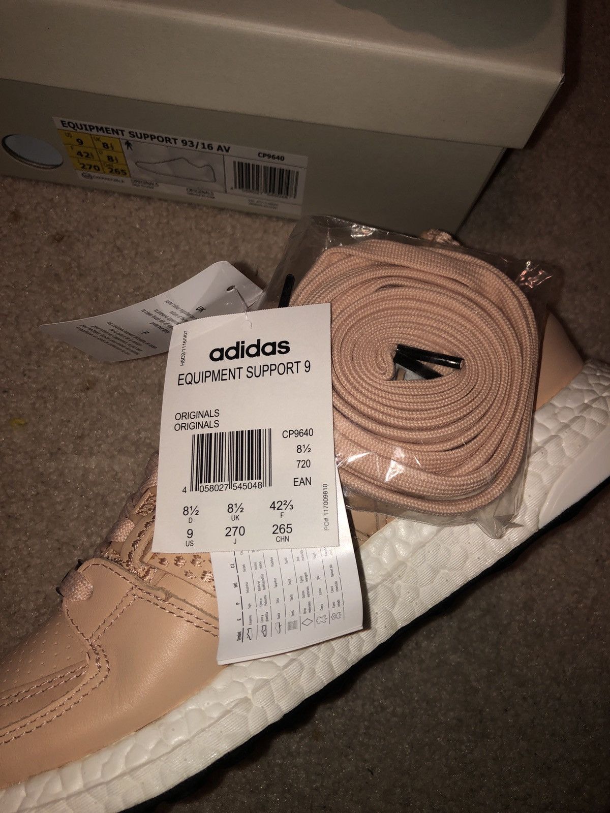 Adidas Adidas Avenue x EQT Support 93/16 Tan 2017 Ultraboost Size 9 Size US 9 / EU 42 - 6 Thumbnail