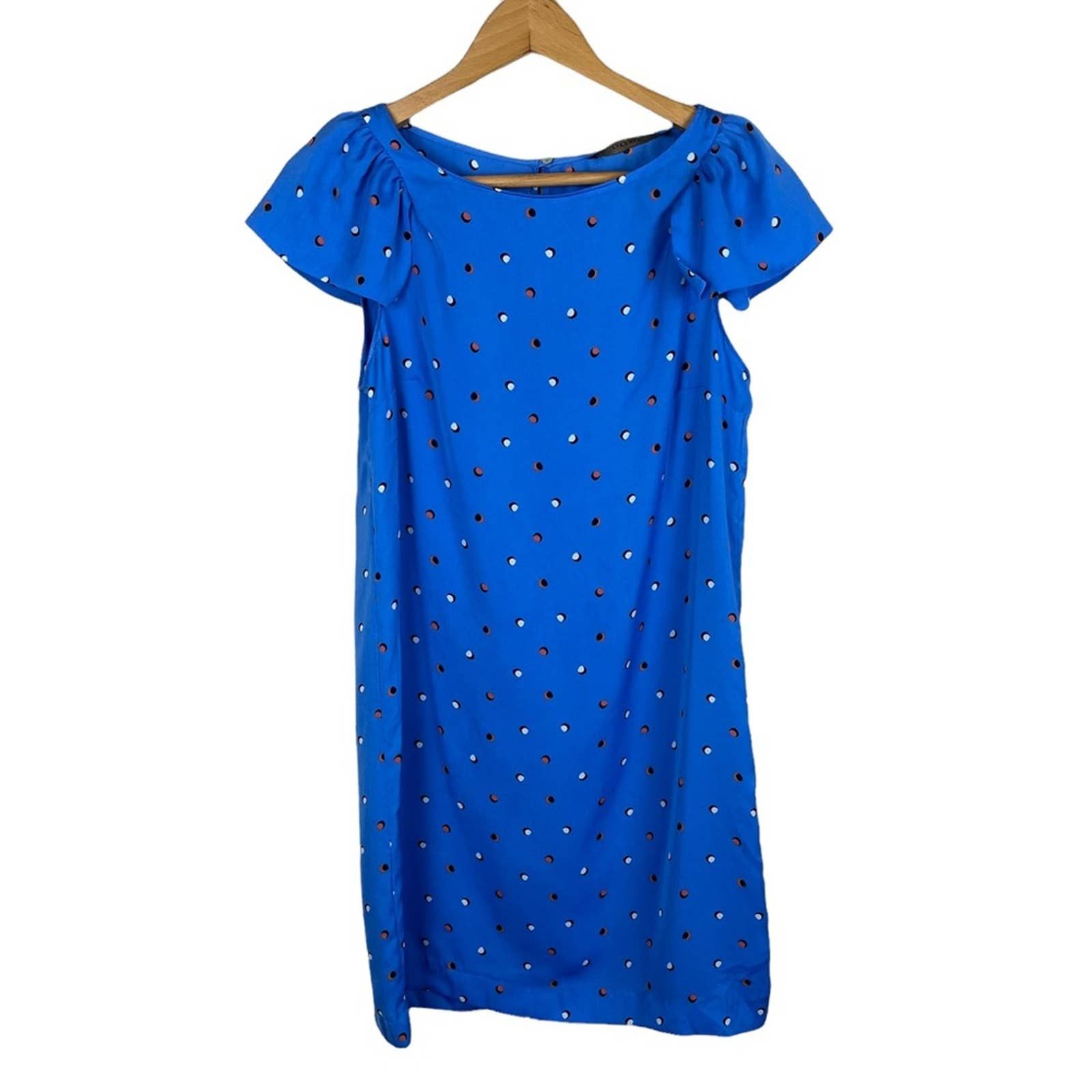 Zara Brown And Blue Polka Dot Set