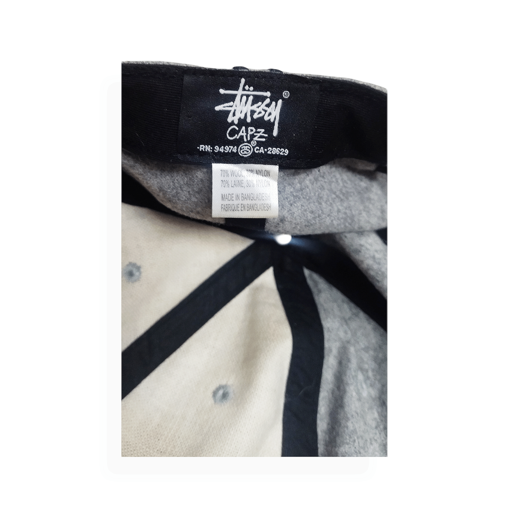 Stussy × Vintage Stussy Capz Vintage Cap Hats Size ONE SIZE - 4 Thumbnail