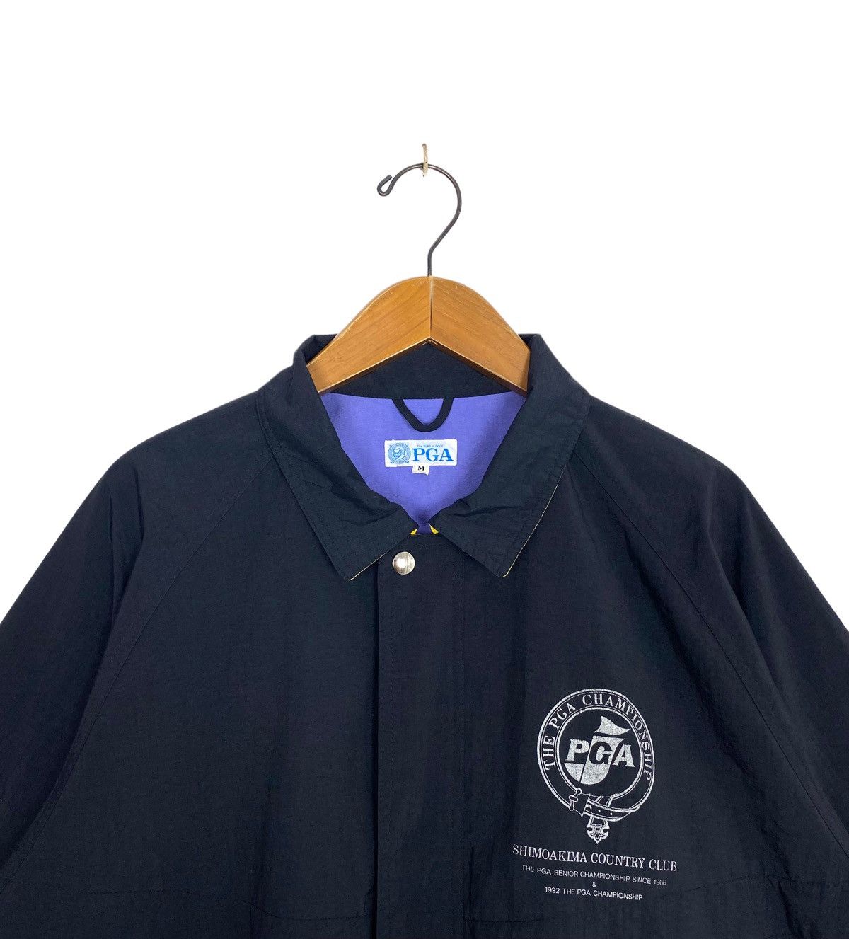 PGA Tour Vtg PGA Championship Bomber Jacket Big Logo Made Japan Size US M / EU 48-50 / 2 - 6 Thumbnail