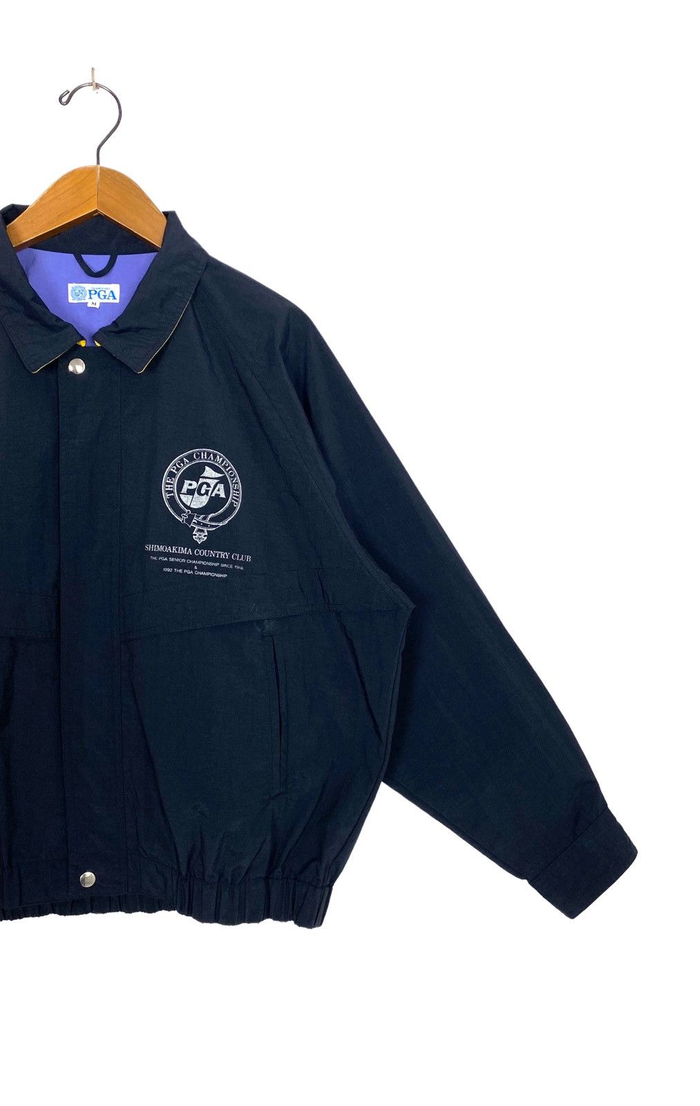 PGA Tour Vtg PGA Championship Bomber Jacket Big Logo Made Japan Size US M / EU 48-50 / 2 - 2 Thumbnail