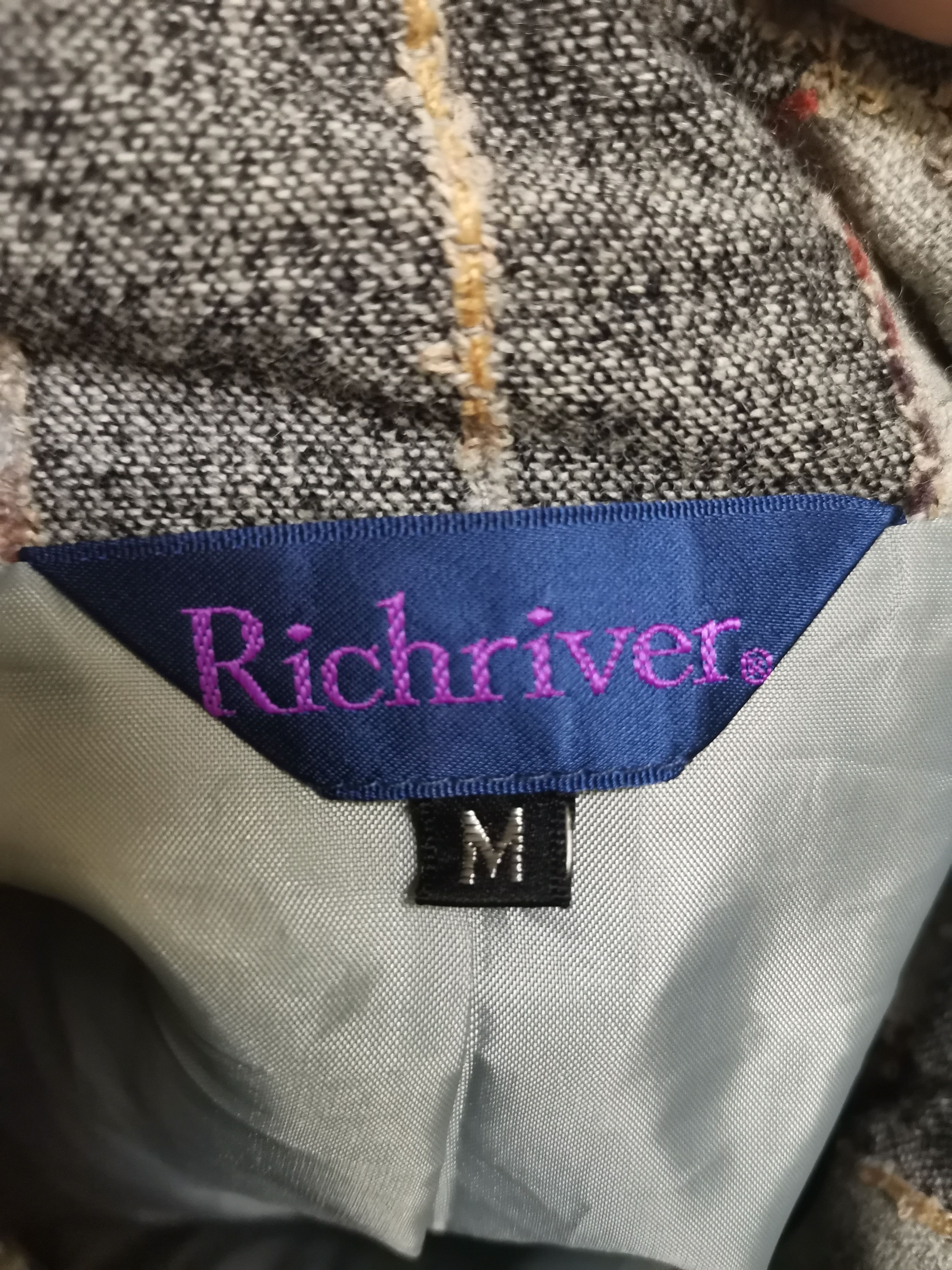 Japanese Brand Vintage Richriver Patchwork Zipper Ups Jacket Size US M / EU 48-50 / 2 - 3 Thumbnail