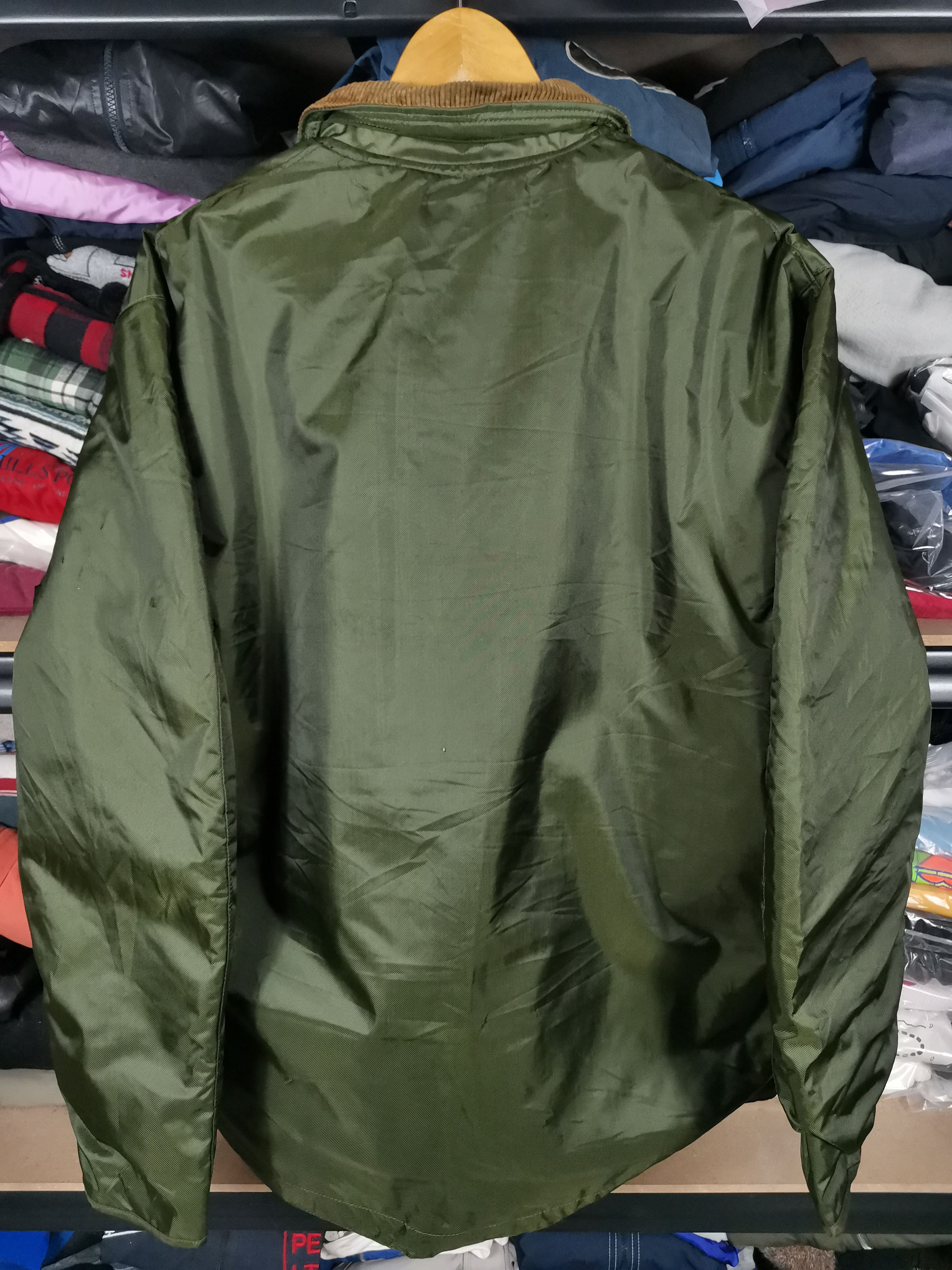 Alpha Industries Vintage Alpha Industries Military Bomber Jacket Nice Design Size US L / EU 52-54 / 3 - 4 Thumbnail