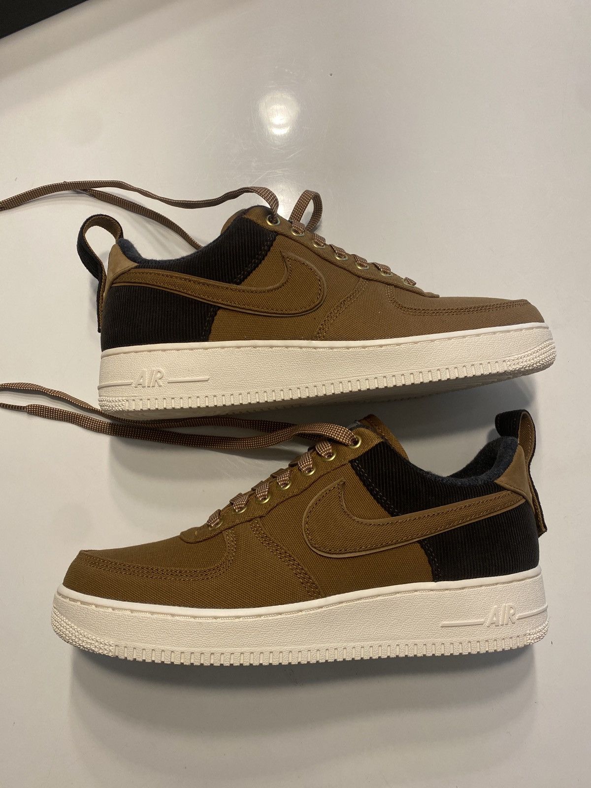 image of Carhartt Wip x Nike Carhartt Nike Air Force One Shoes in Brown, Men's (Size 10)
