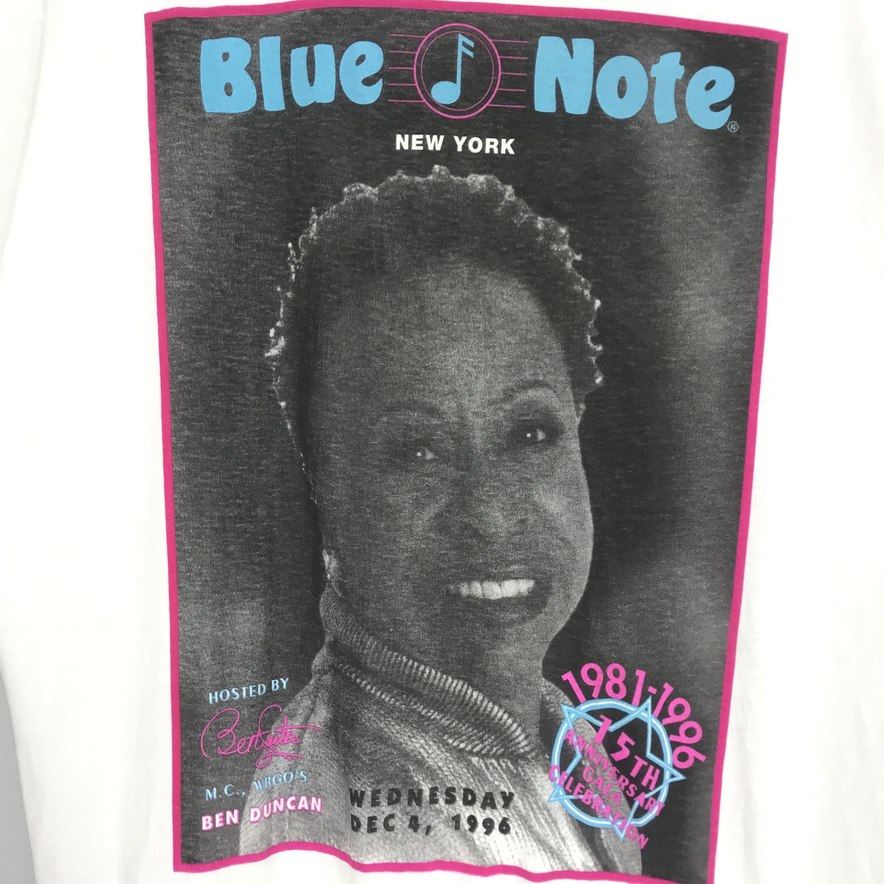 Vintage Vintage 90s Blue Note Anniversary Celebration Music Promo Size US L / EU 52-54 / 3 - 3 Thumbnail