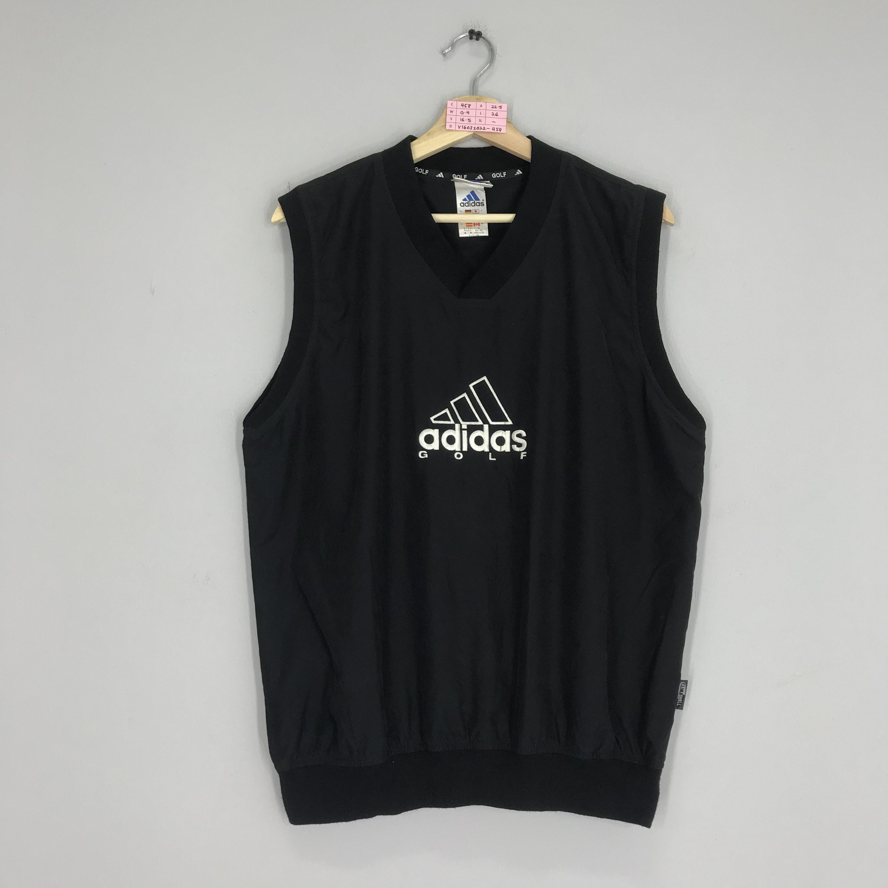 Adidas Vintage Adidas Sleeve Less Training Windbreaker Adidas Size US M / EU 48-50 / 2 - 1 Thumbnail