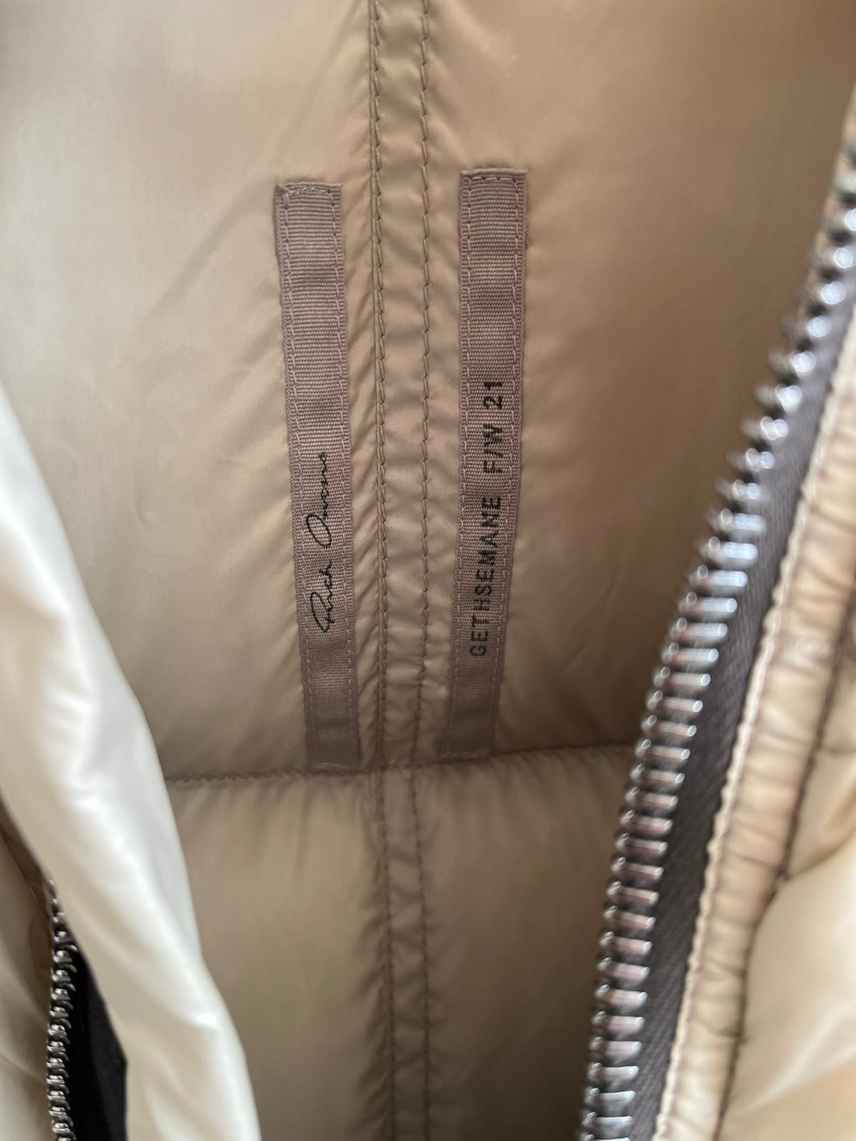 Rick Owens Down Flight Bomber Jacket in White & Blue Color Size US S / EU 44-46 / 1 - 7 Thumbnail