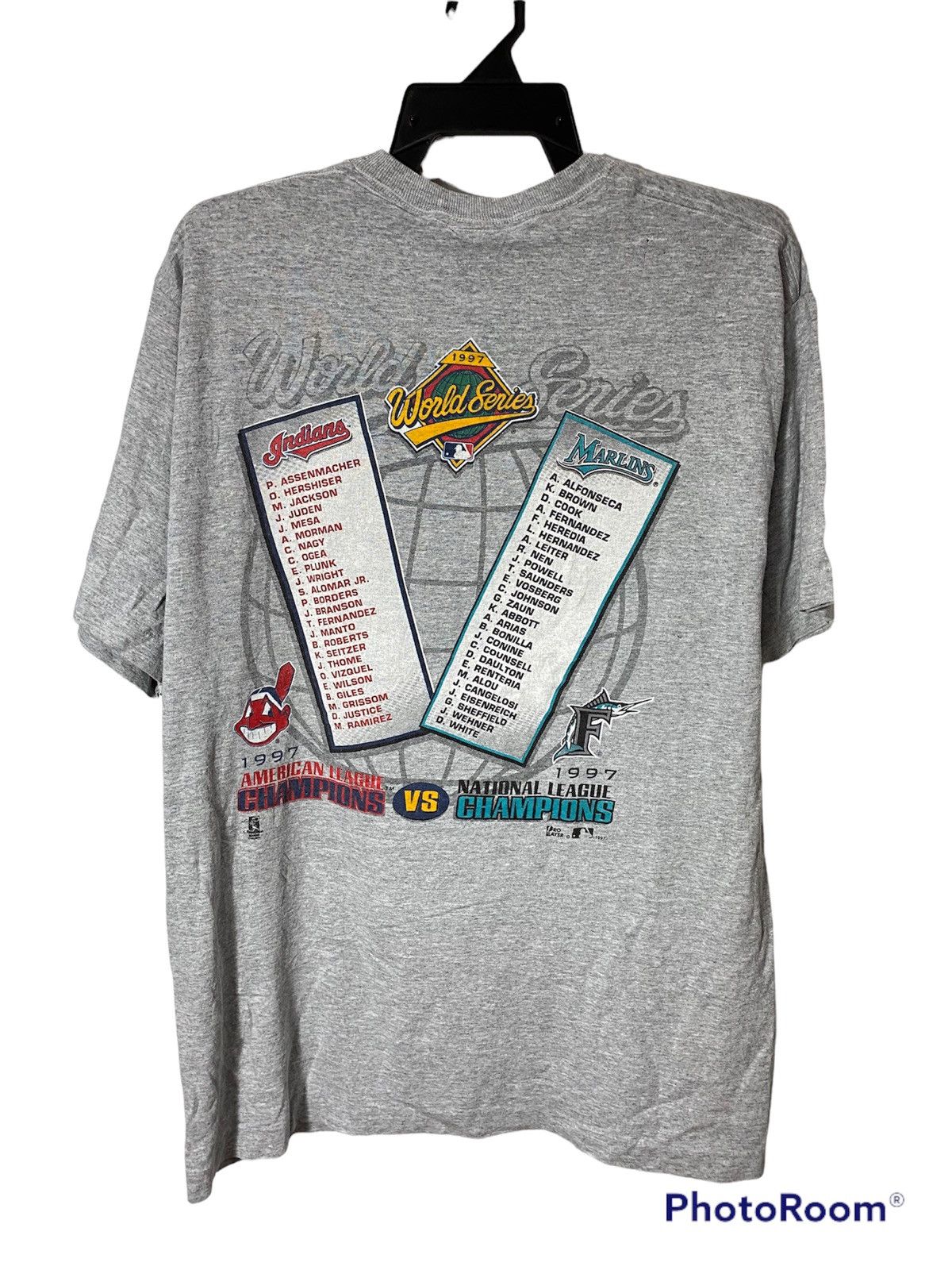 All Sport × NFL × Vintage vintage world series 1997 cleveland vs florida Size US L / EU 52-54 / 3 - 2 Thumbnail