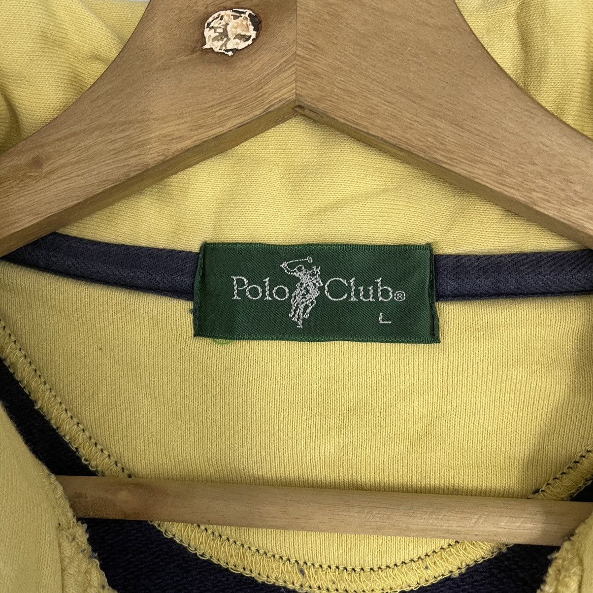 Vintage Vintage 90s Polo Club Halfzip Sweatshirt Size L Size US L / EU 52-54 / 3 - 7 Thumbnail
