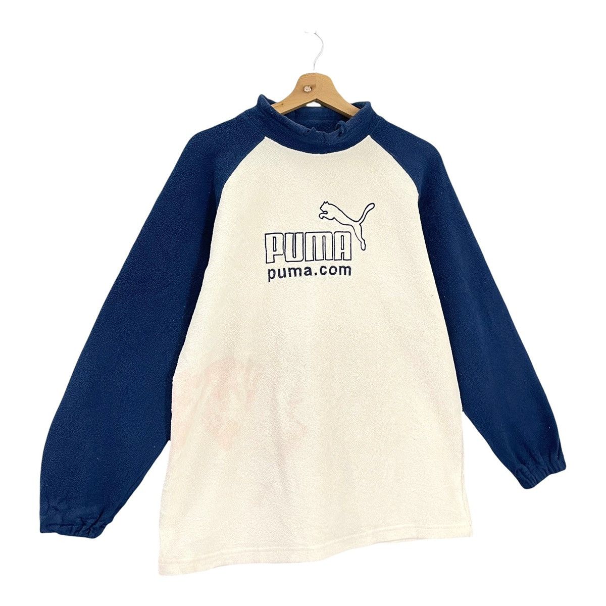 Japanese Brand Vintage Puma Embroidered Big Logo Pullover Fleece size M Size US M / EU 48-50 / 2 - 2 Thumbnail