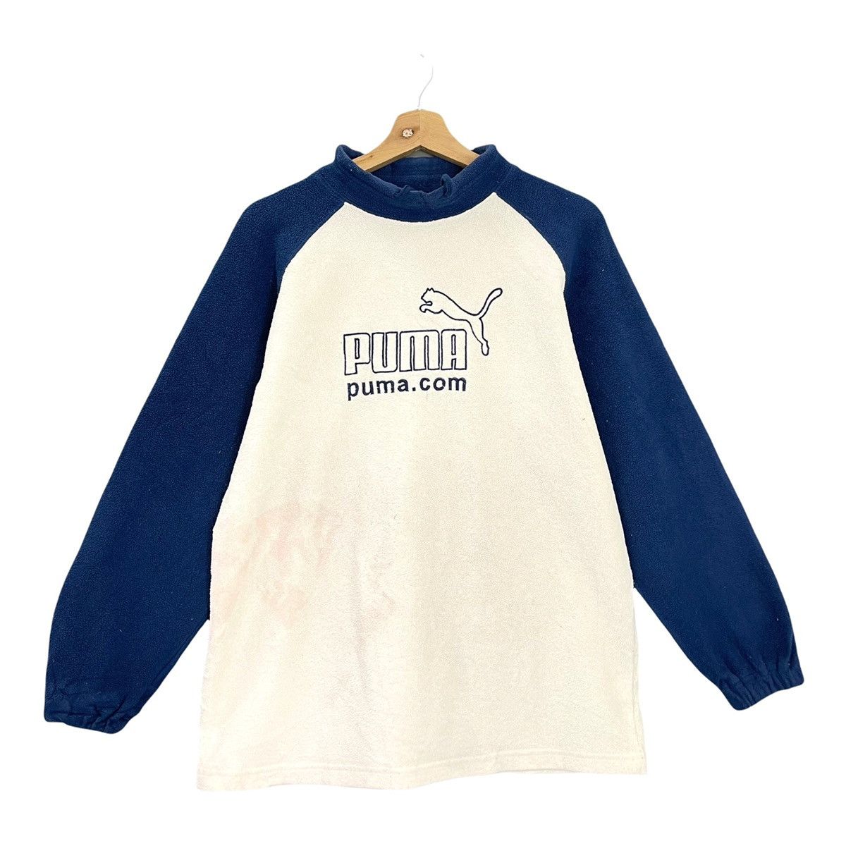 Japanese Brand Vintage Puma Embroidered Big Logo Pullover Fleece size M Size US M / EU 48-50 / 2 - 1 Thumbnail