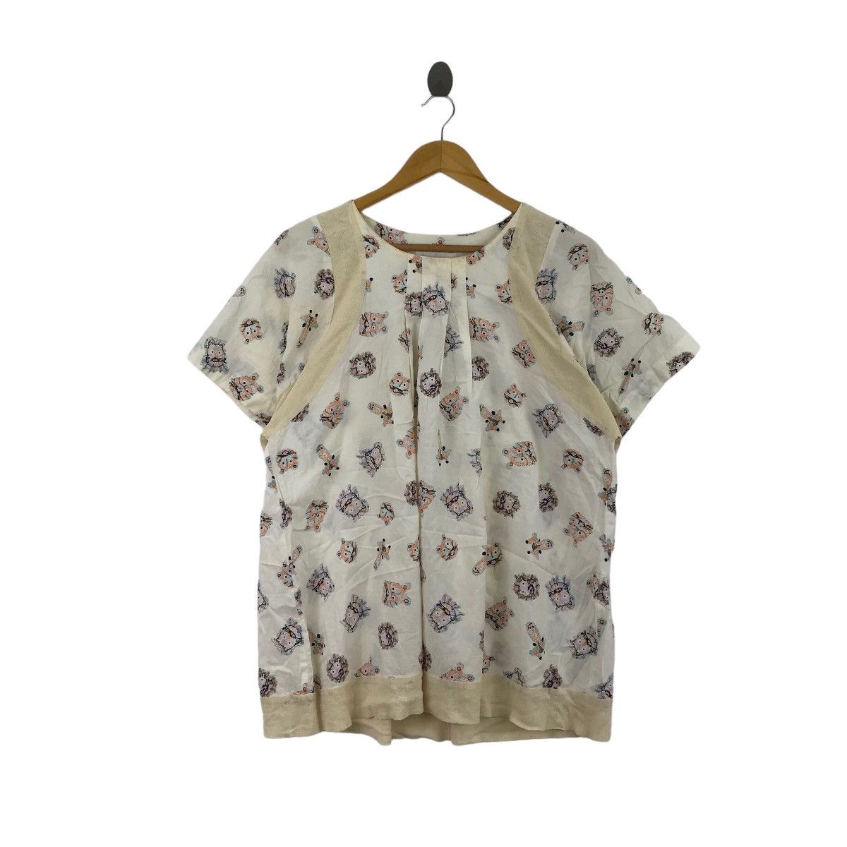 Issey Miyake NE-NET ISSEY MIYAKE FLORAL Full Prints Made In Japan T-Shirt Size L / US 10 / IT 46 - 1 Thumbnail
