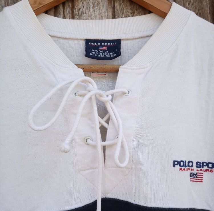 Polo Ralph Lauren Vintage Polo Sport By Ralph Lauren Colourblock Shirt Size US S / EU 44-46 / 1 - 4 Thumbnail