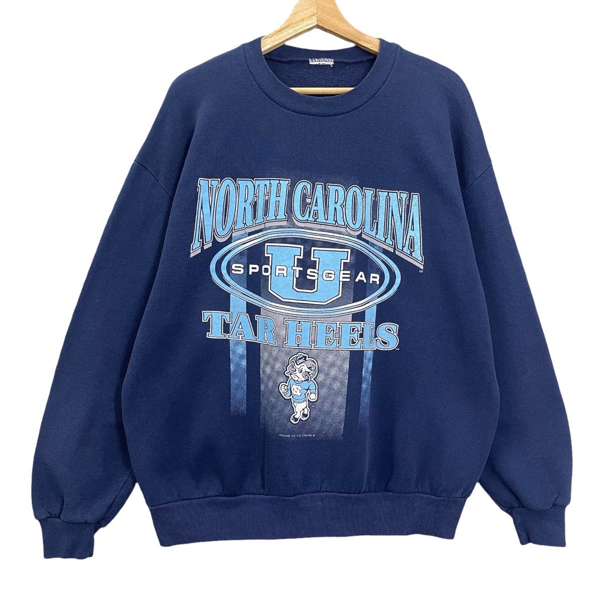 Vintage 90s North Carolina Tar Hells Crewneck Sweatshirt Size L Size US L / EU 52-54 / 3 - 1 Thumbnail