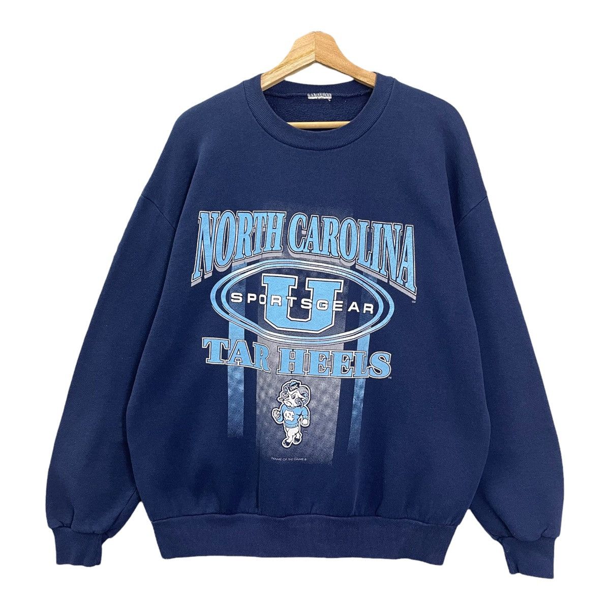Vintage 90s North Carolina Tar Hells Crewneck Sweatshirt Size L Size US L / EU 52-54 / 3 - 3 Thumbnail