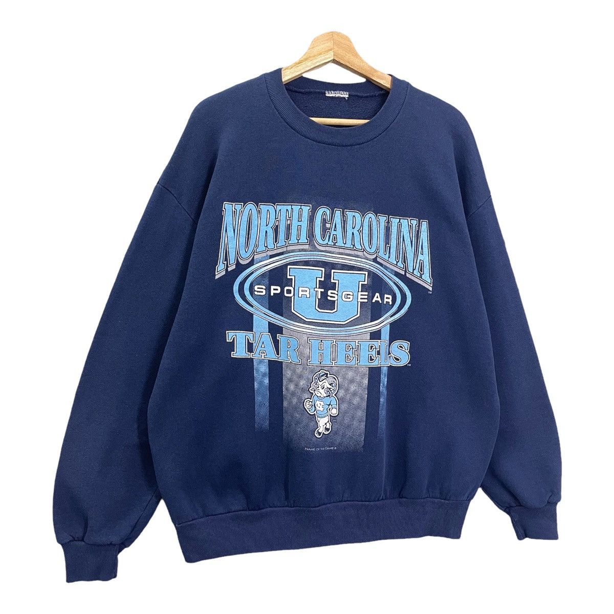 Vintage 90s North Carolina Tar Hells Crewneck Sweatshirt Size L Size US L / EU 52-54 / 3 - 2 Thumbnail