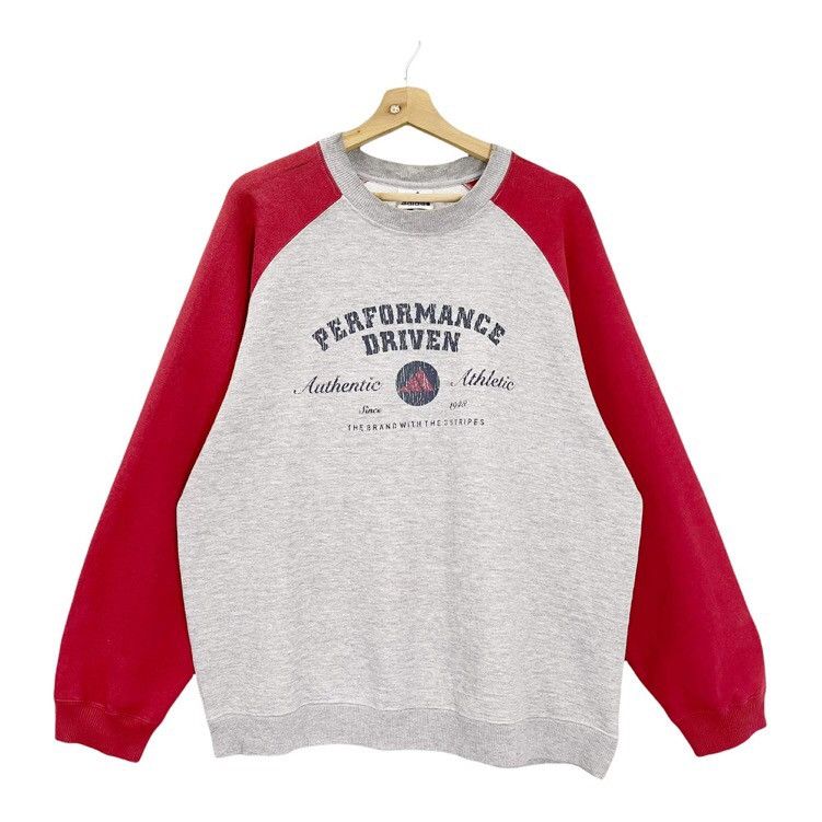 Adidas 90s Adidas Performance Drive Crewneck Sweatshirt Size L Size US L / EU 52-54 / 3 - 1 Thumbnail