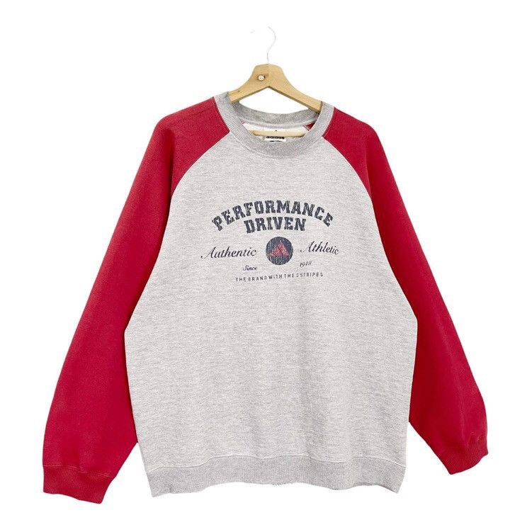 Adidas 90s Adidas Performance Drive Crewneck Sweatshirt Size L Size US L / EU 52-54 / 3 - 2 Thumbnail