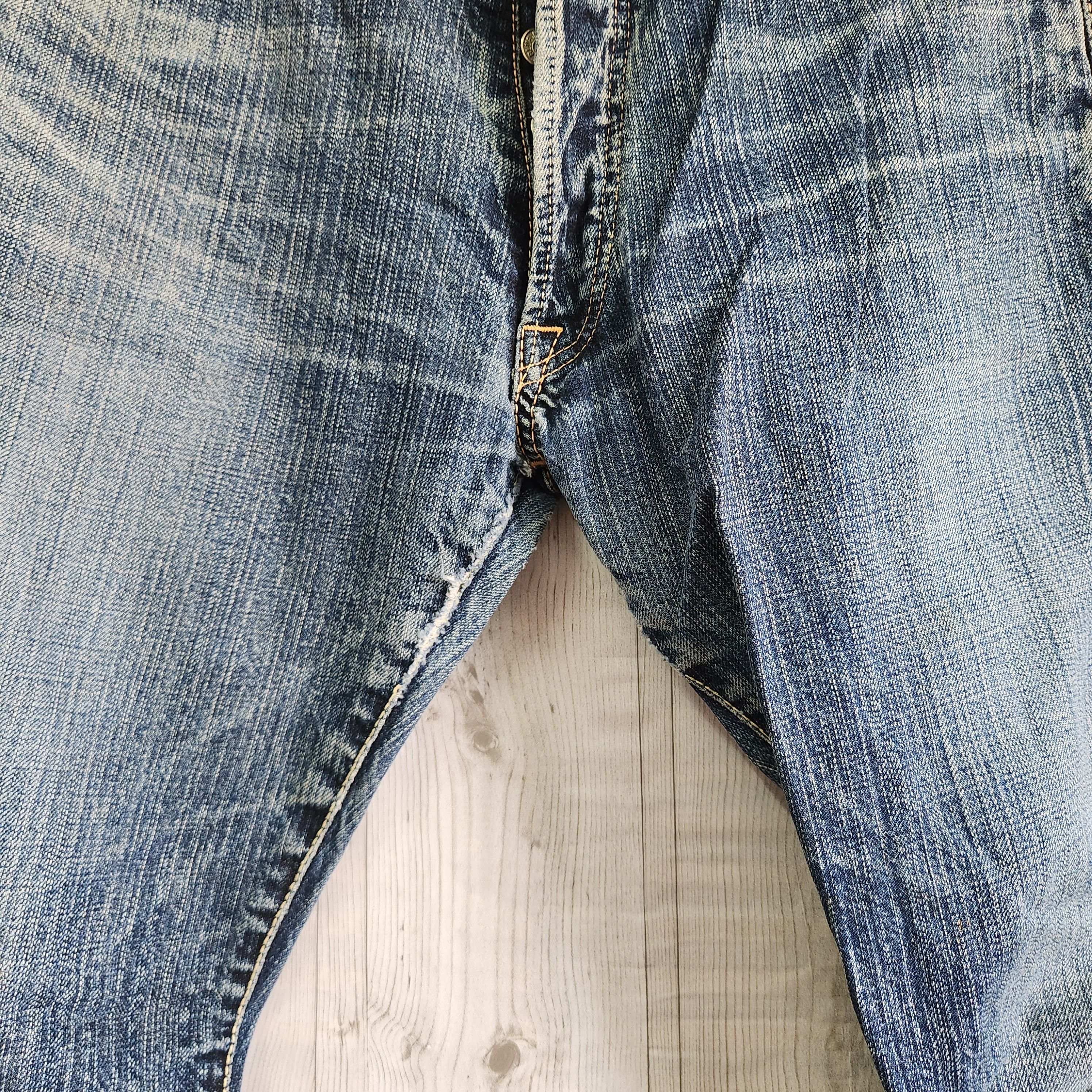 If Six Was Nine × Pure Blue Japan × Vintage Pure Blue Indigo Vintage Hidden Rivet Denim Jeans Japan Size US 31 - 16 Thumbnail