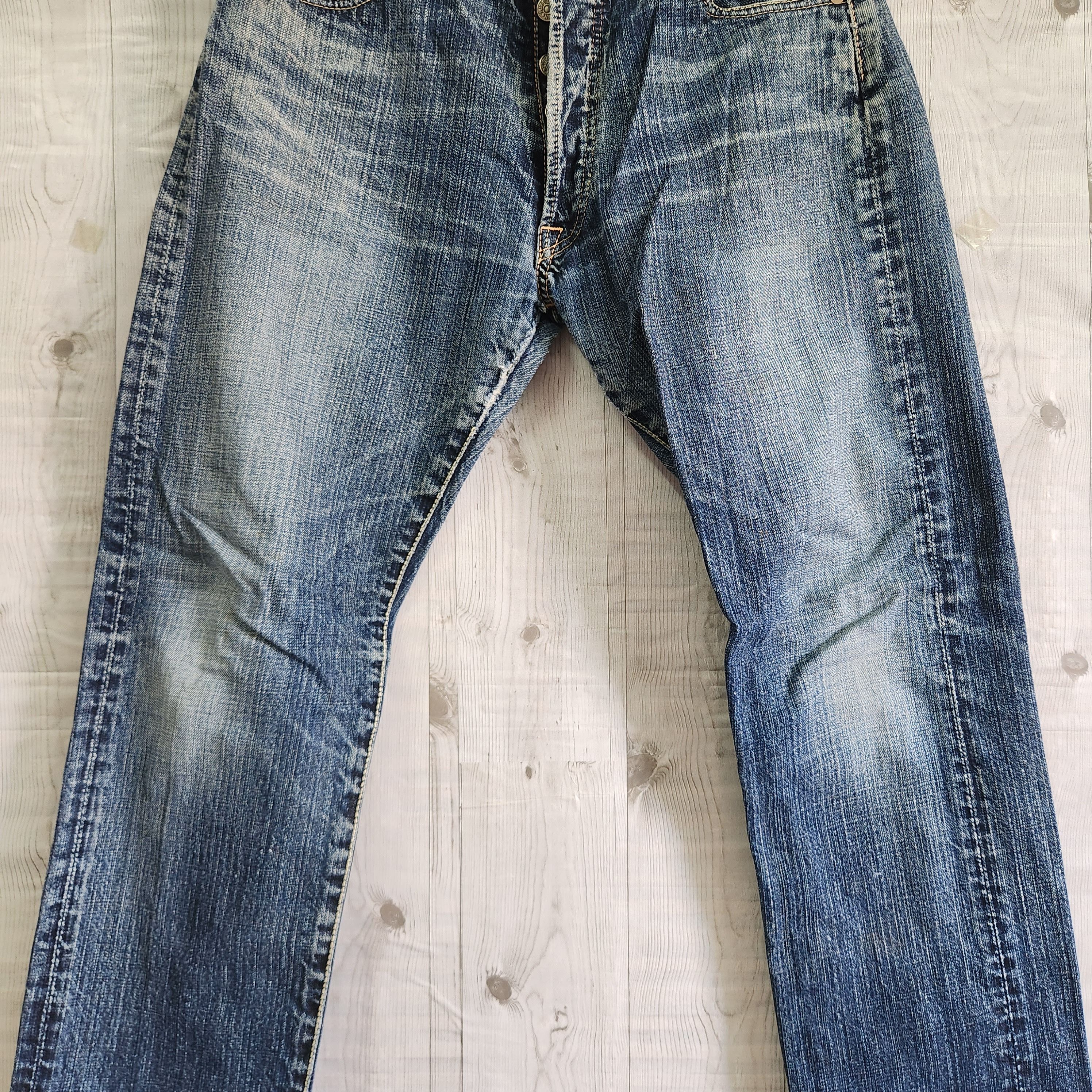 If Six Was Nine × Pure Blue Japan × Vintage Pure Blue Indigo Vintage Hidden Rivet Denim Jeans Japan Size US 31 - 15 Thumbnail