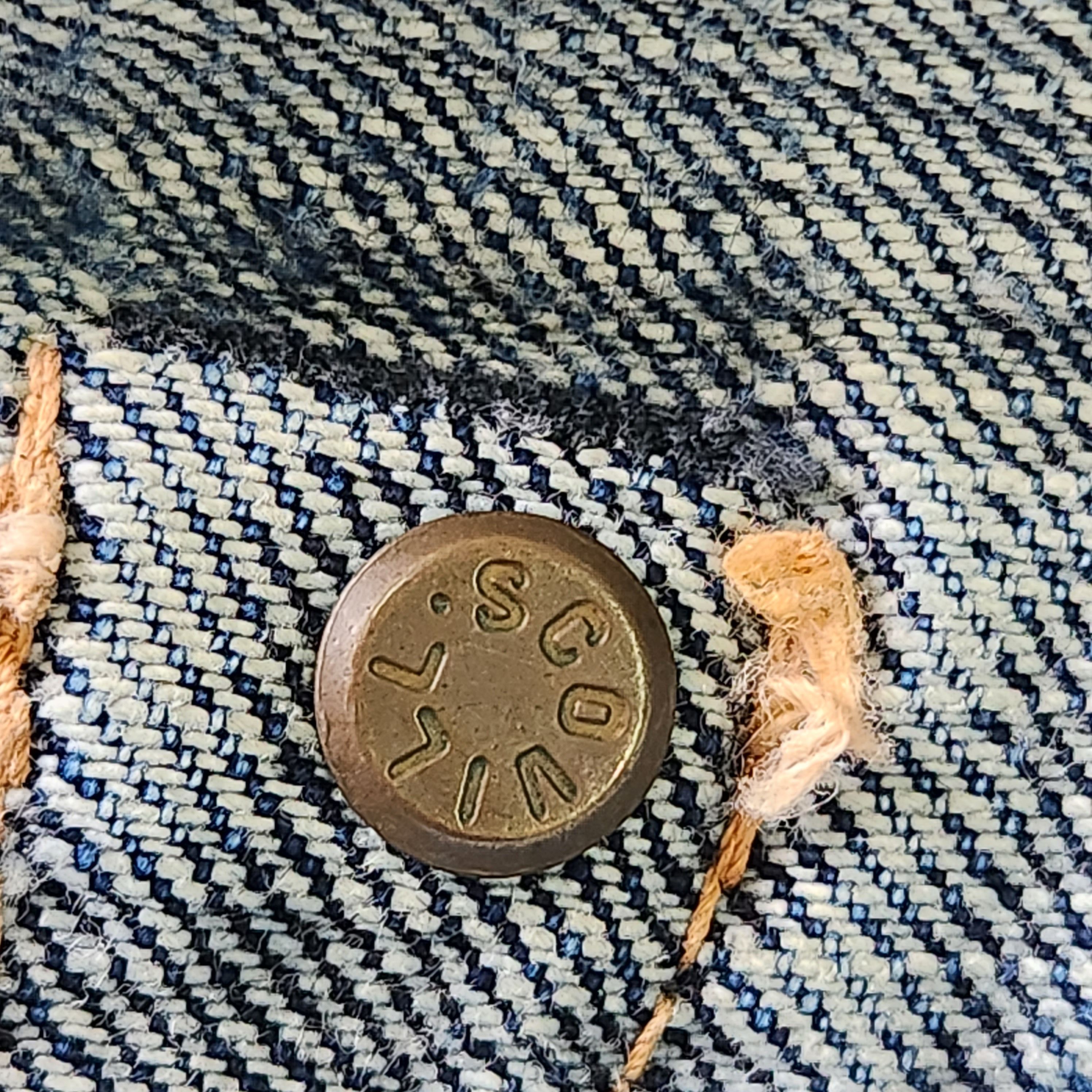 If Six Was Nine × Pure Blue Japan × Vintage Pure Blue Indigo Vintage Hidden Rivet Denim Jeans Japan Size US 31 - 4 Thumbnail