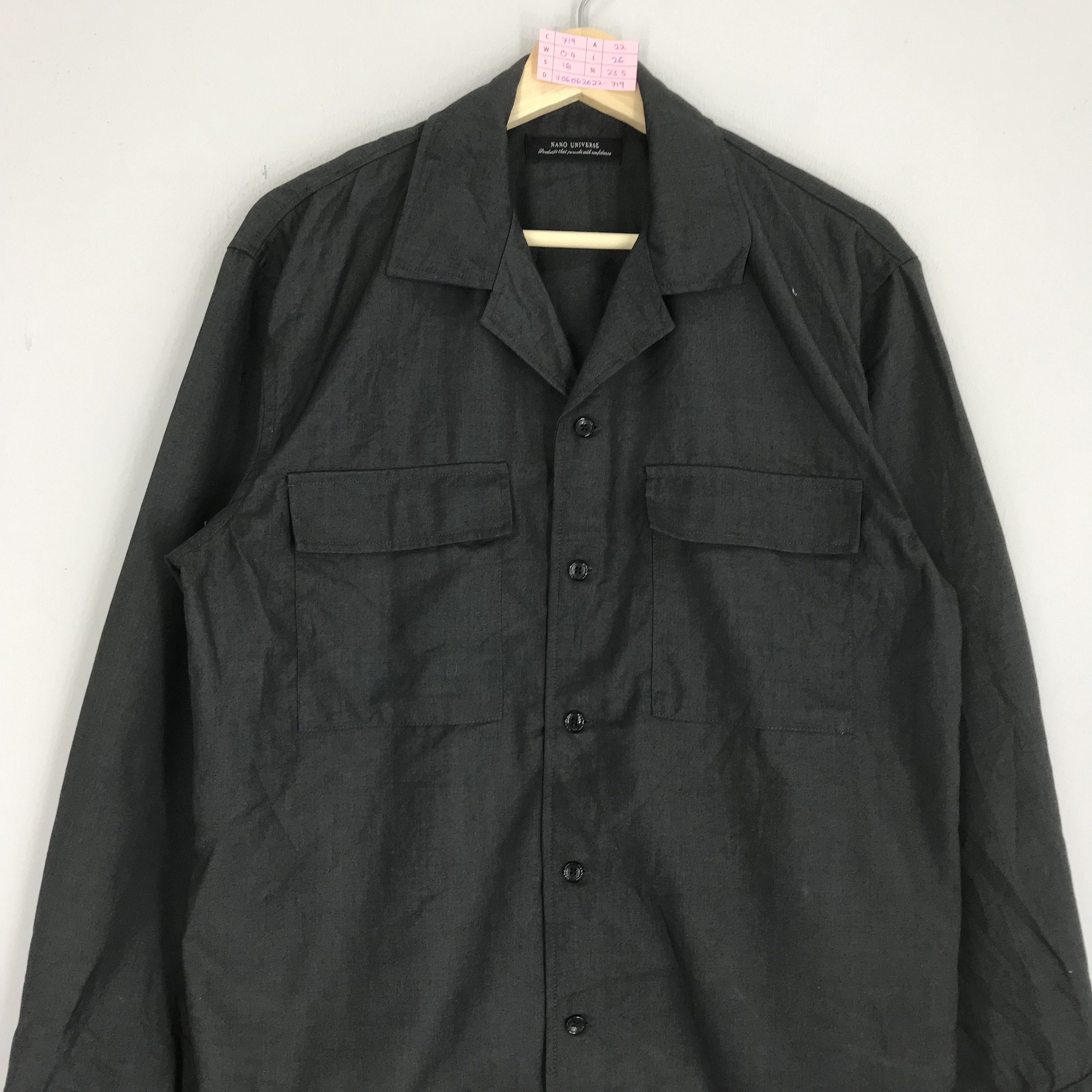 Japanese Brand Nano Universe Worker Shirt Casual Size US M / EU 48-50 / 2 - 3 Thumbnail