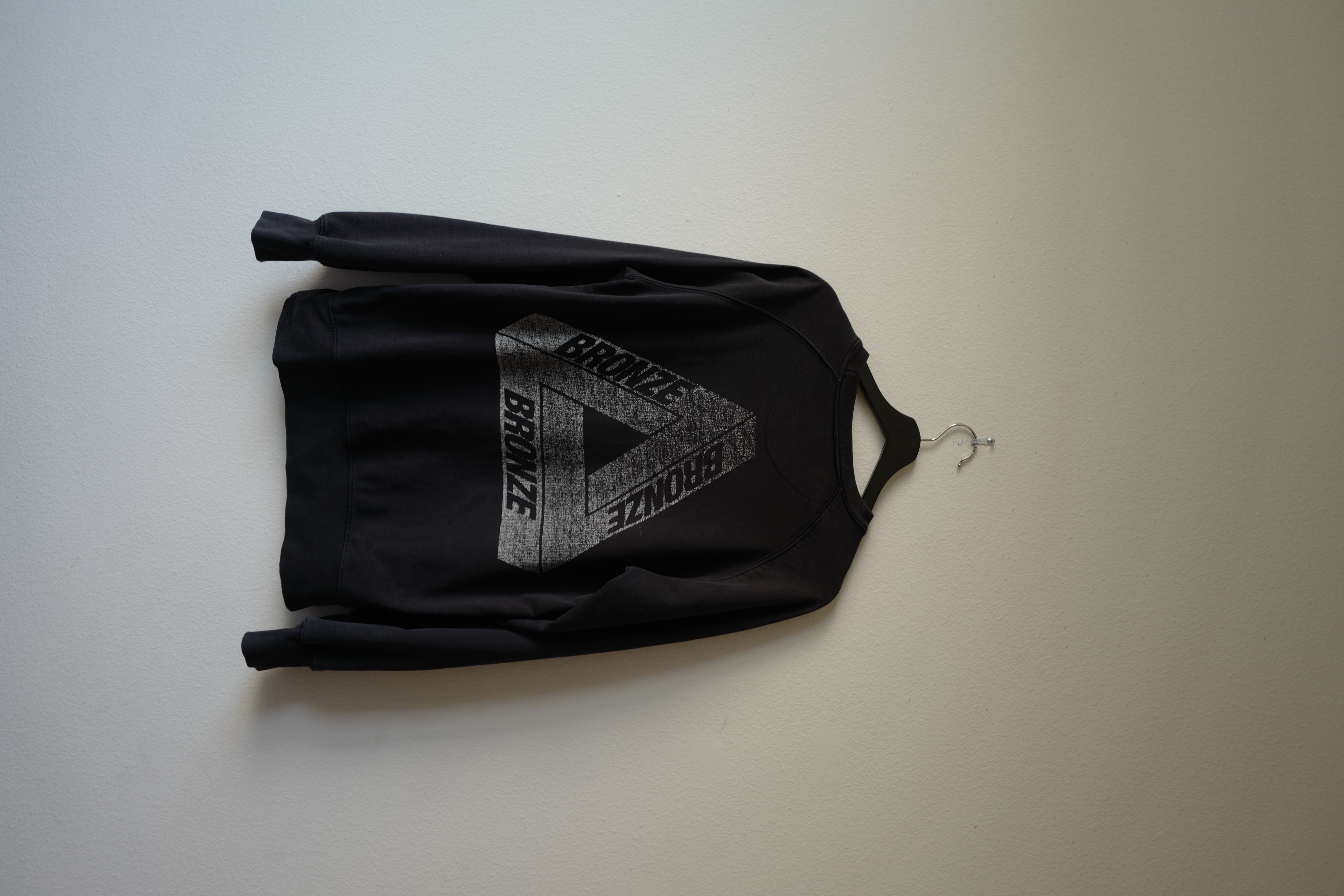 image of Bronze 56K x Palace Tri Ferg Crewneck in Black, Men's (Size Large)