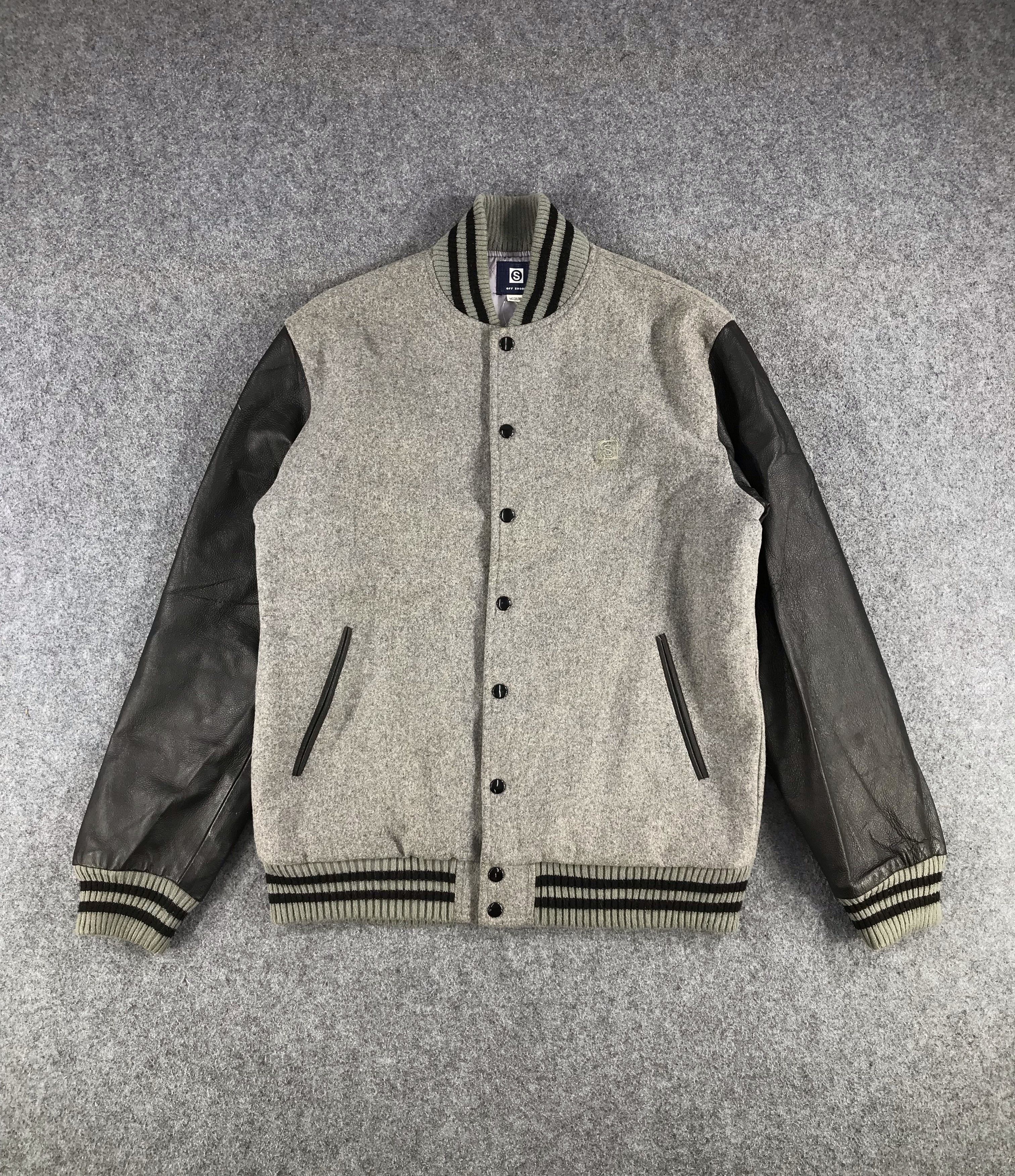 Off Shore Grey Wool Jacket-M150