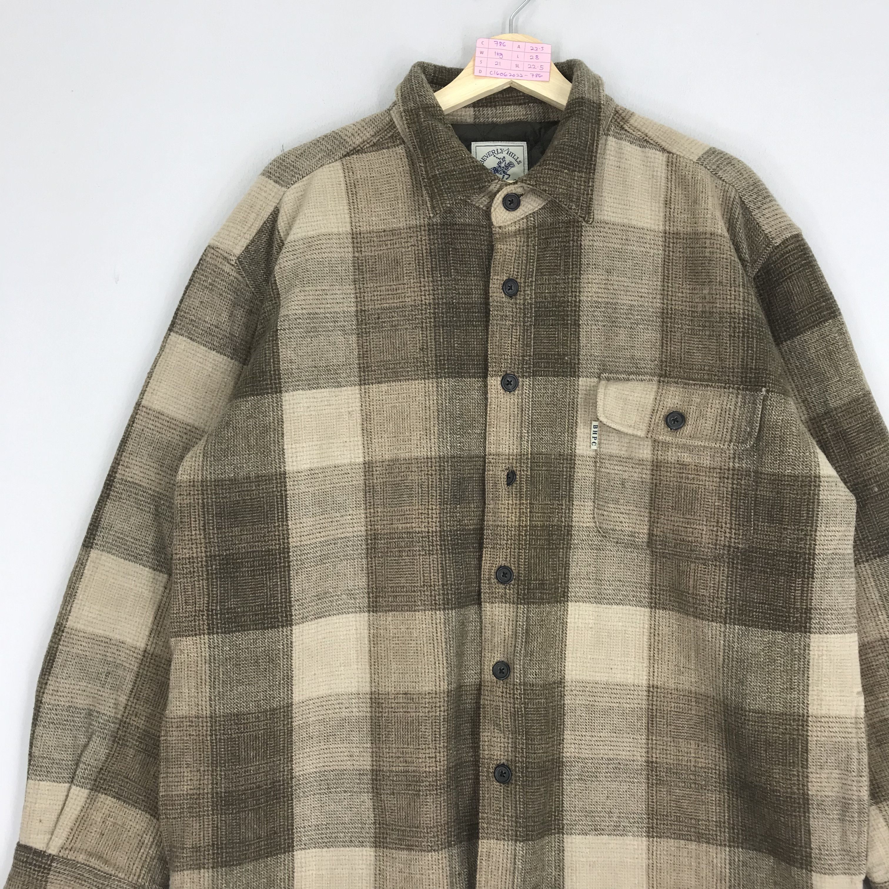 Beverly Hills Polo Club Beverly Hills Polo Club Plaid Checkered Tartan Casual Size US L / EU 52-54 / 3 - 3 Thumbnail