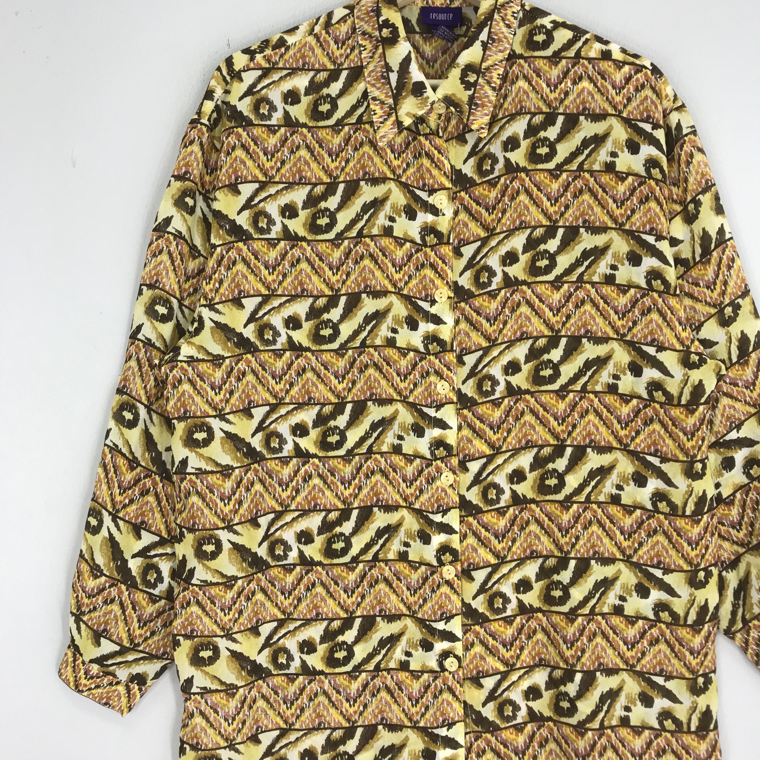 Native Vintage Geometric Native Abstract Pattern Navajo Polyester Size US M / EU 48-50 / 2 - 3 Thumbnail