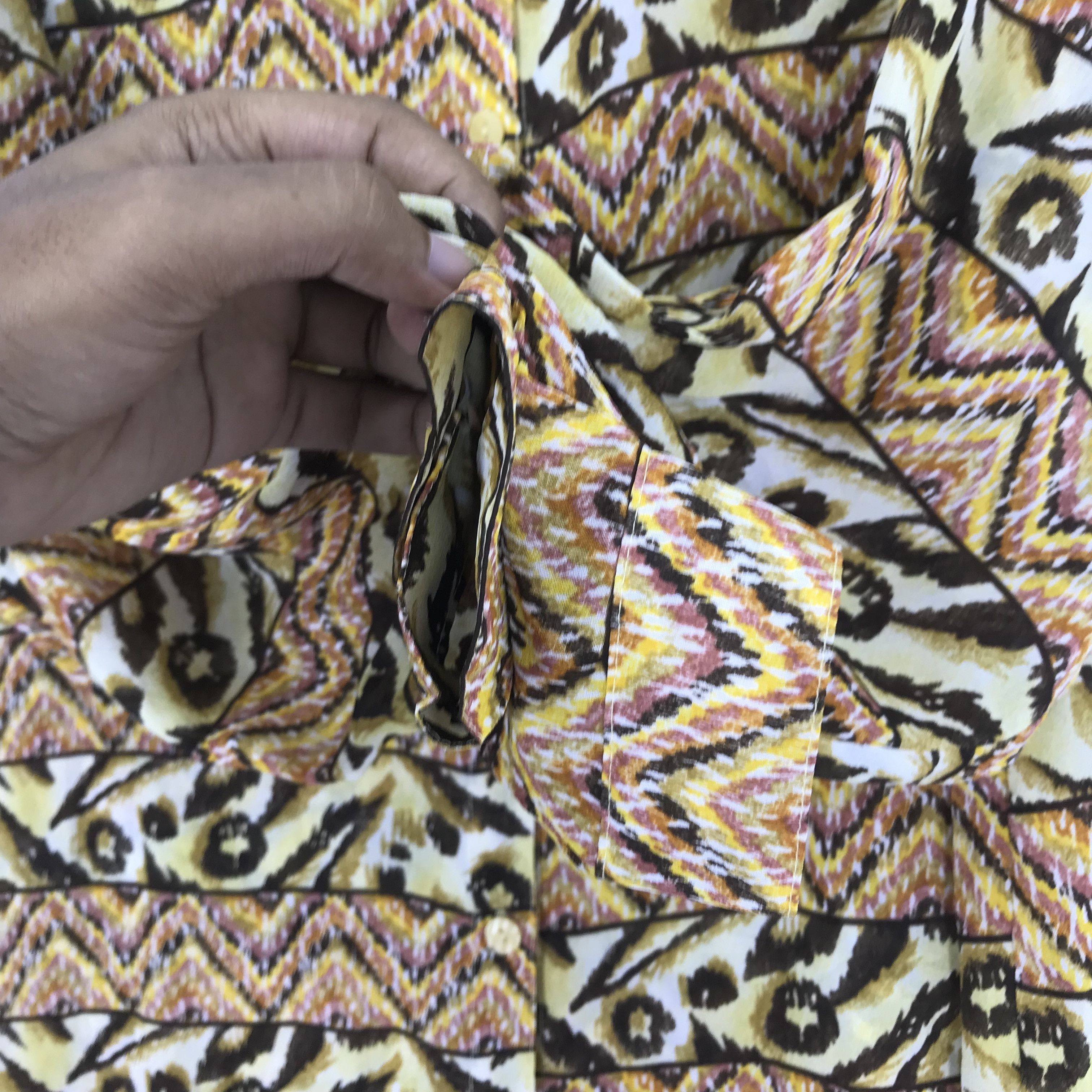 Native Vintage Geometric Native Abstract Pattern Navajo Polyester Size US M / EU 48-50 / 2 - 5 Thumbnail