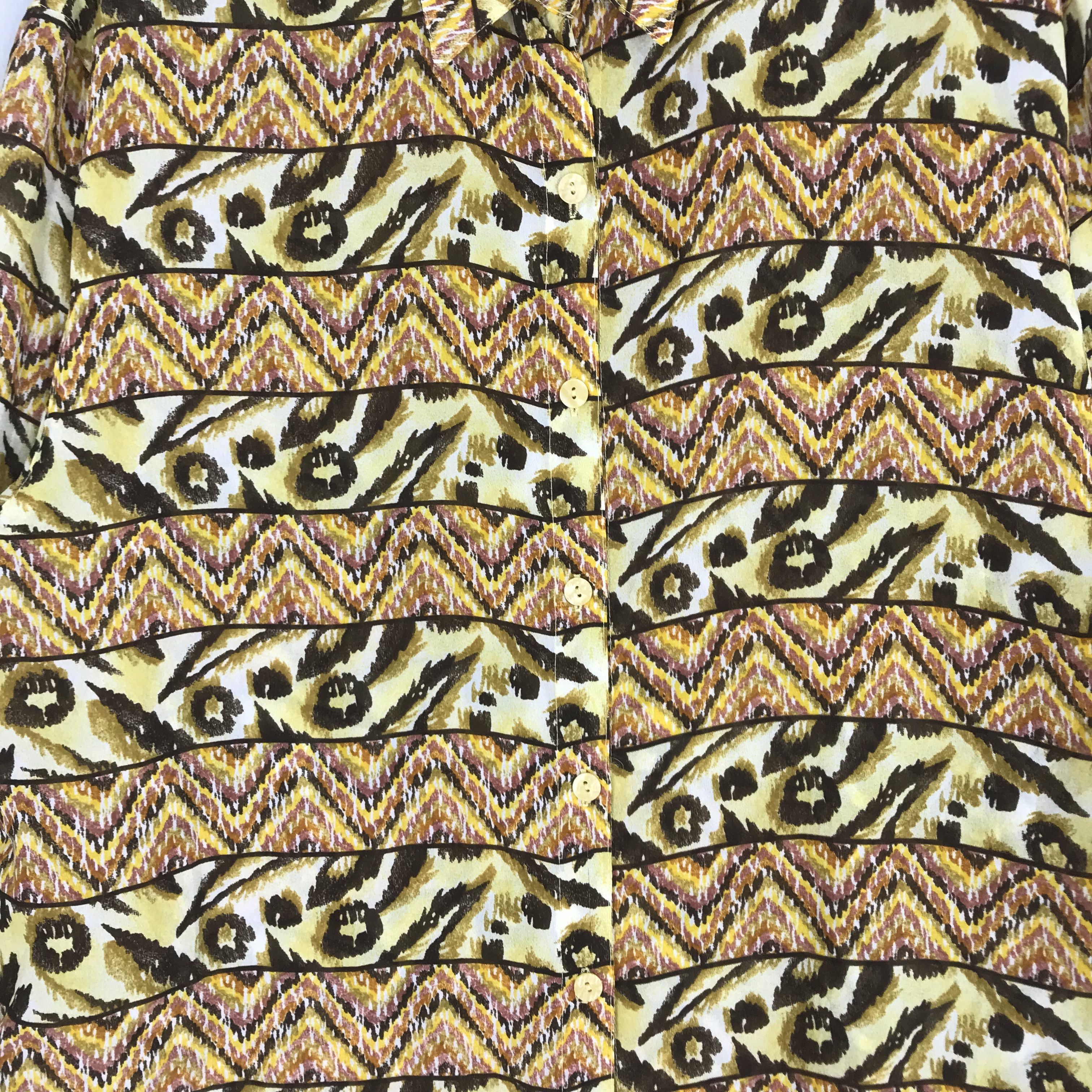 Native Vintage Geometric Native Abstract Pattern Navajo Polyester Size US M / EU 48-50 / 2 - 4 Thumbnail