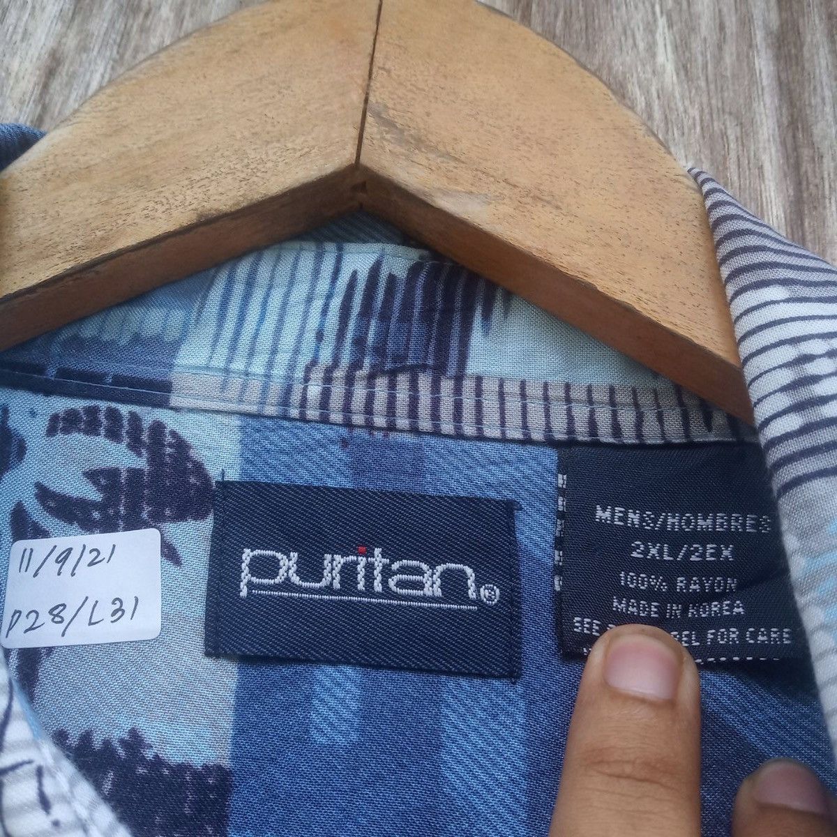 Puritan Vintage Puritan Overprinted Miami Beach Hawaii Rayon Shirt Size US XXL / EU 58 / 5 - 5 Thumbnail