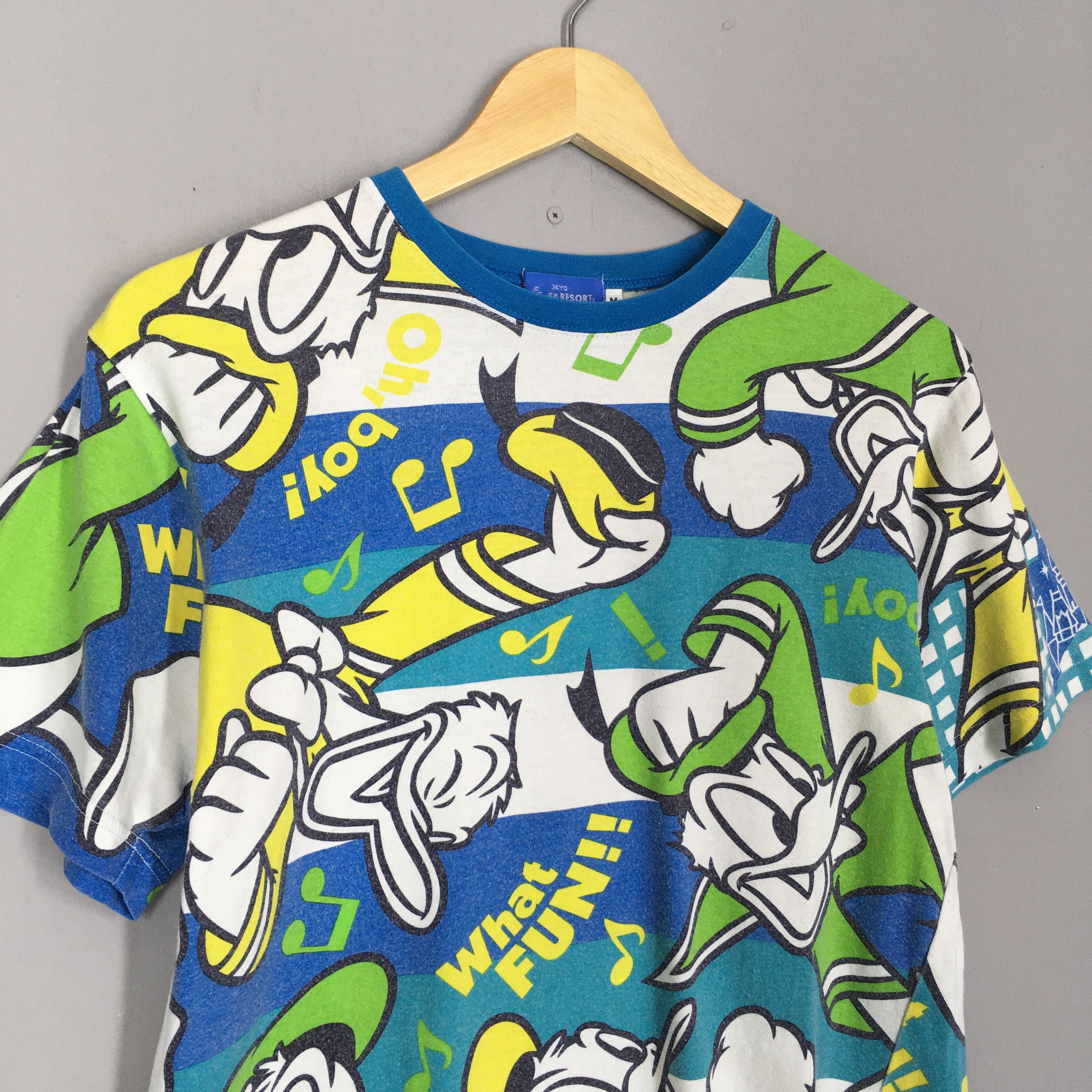 Disney × Japanese Brand × Vintage Vintage Y2K Tokyo Disney Donald Duck T Shirt Medium Size US M / EU 48-50 / 2 - 3 Thumbnail