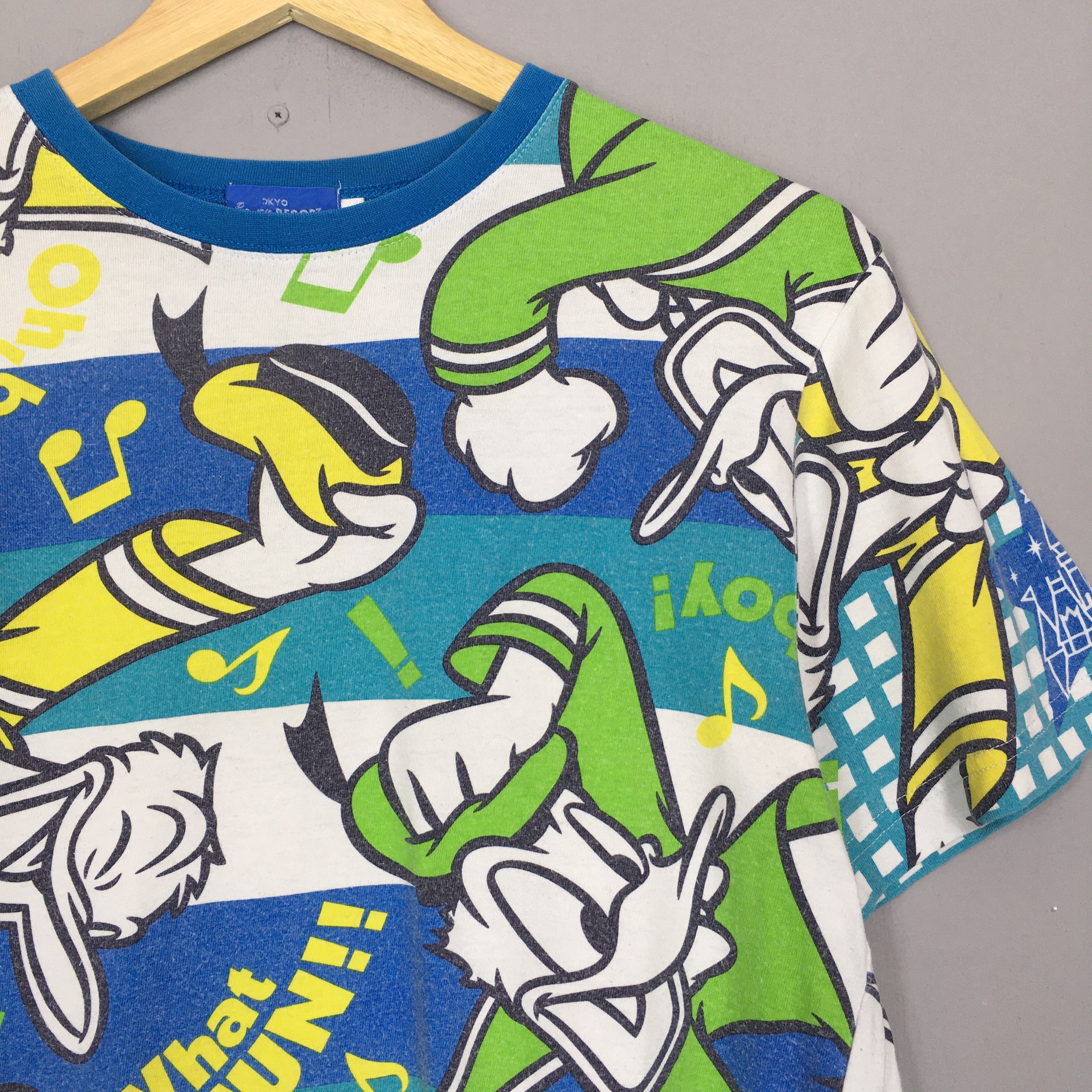 Disney × Japanese Brand × Vintage Vintage Y2K Tokyo Disney Donald Duck T Shirt Medium Size US M / EU 48-50 / 2 - 2 Thumbnail