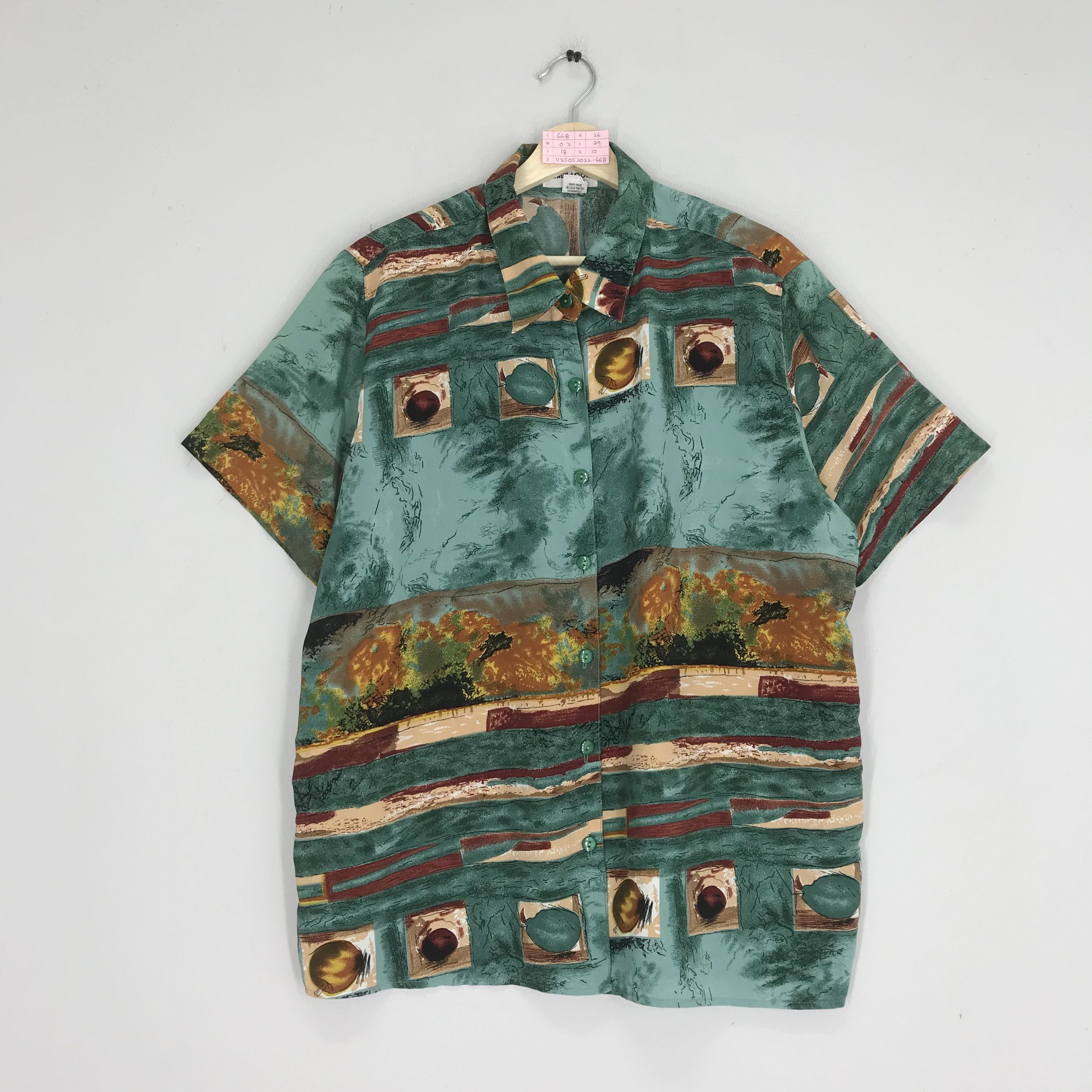 Vintage 90s Novelty Baroque Shirt Retro Pop Art Inspired Mambo Size US XL / EU 56 / 4 - 1 Thumbnail