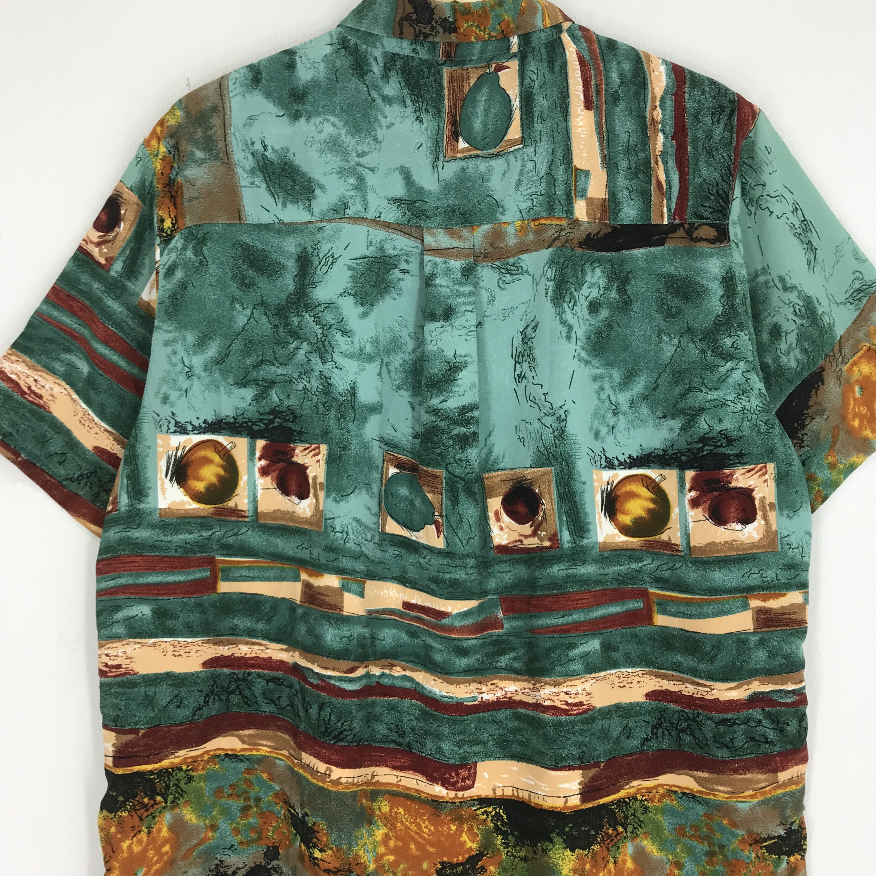 Vintage 90s Novelty Baroque Shirt Retro Pop Art Inspired Mambo Size US XL / EU 56 / 4 - 6 Thumbnail