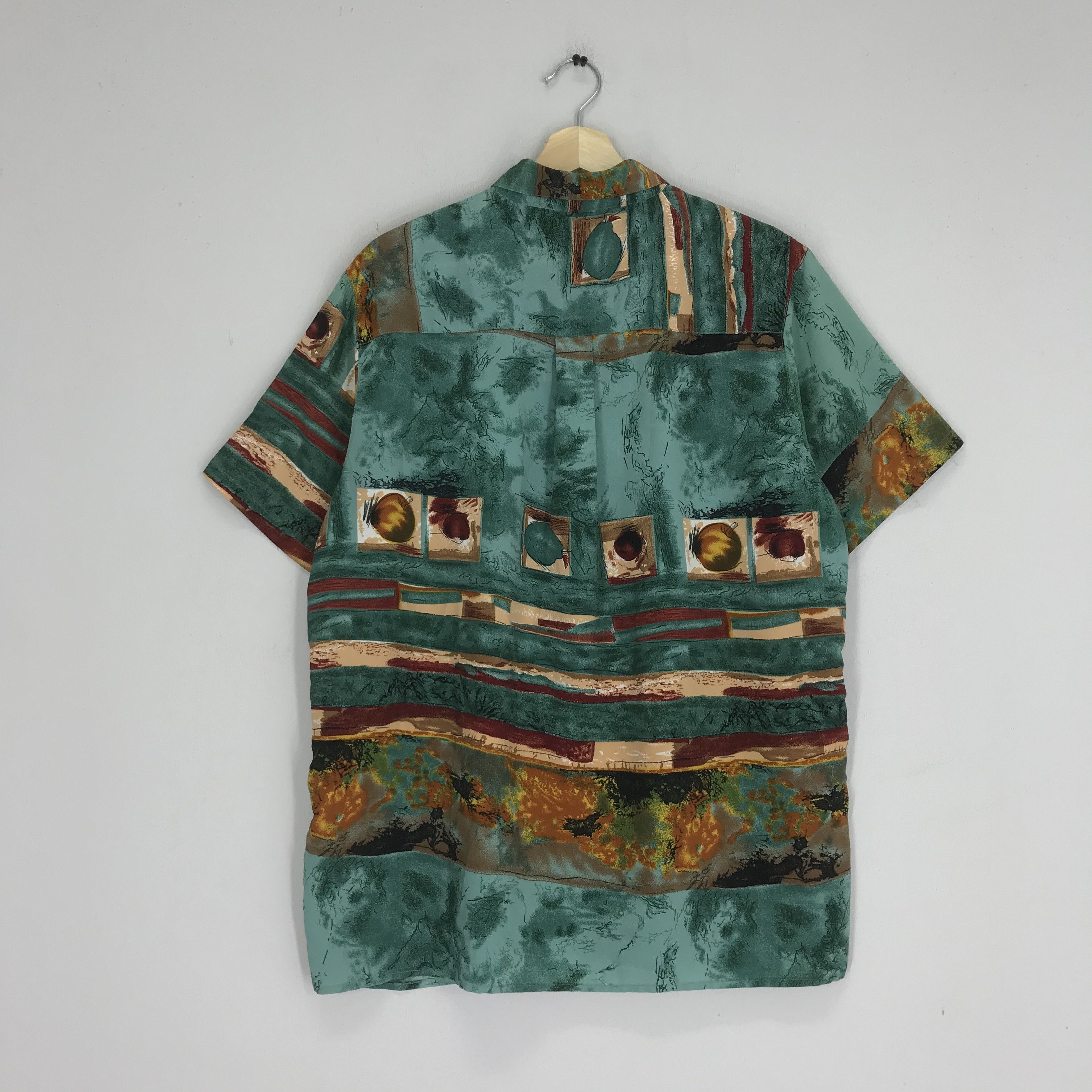 Vintage 90s Novelty Baroque Shirt Retro Pop Art Inspired Mambo Size US XL / EU 56 / 4 - 5 Thumbnail