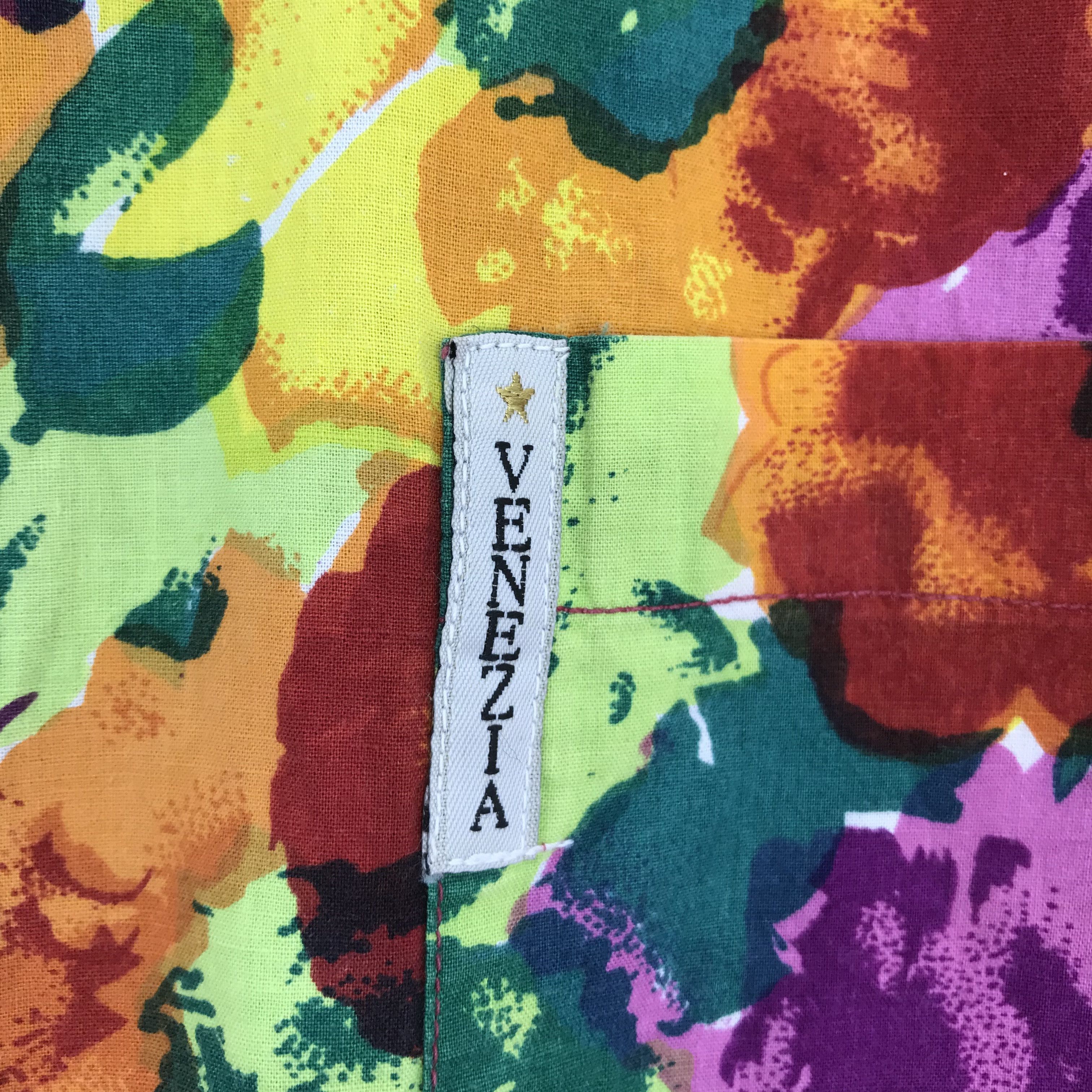 SSSR Venezia Vintage 90's Multicolour Pop Art Floral Pattern Button Down Size US XXL / EU 58 / 5 - 5 Thumbnail