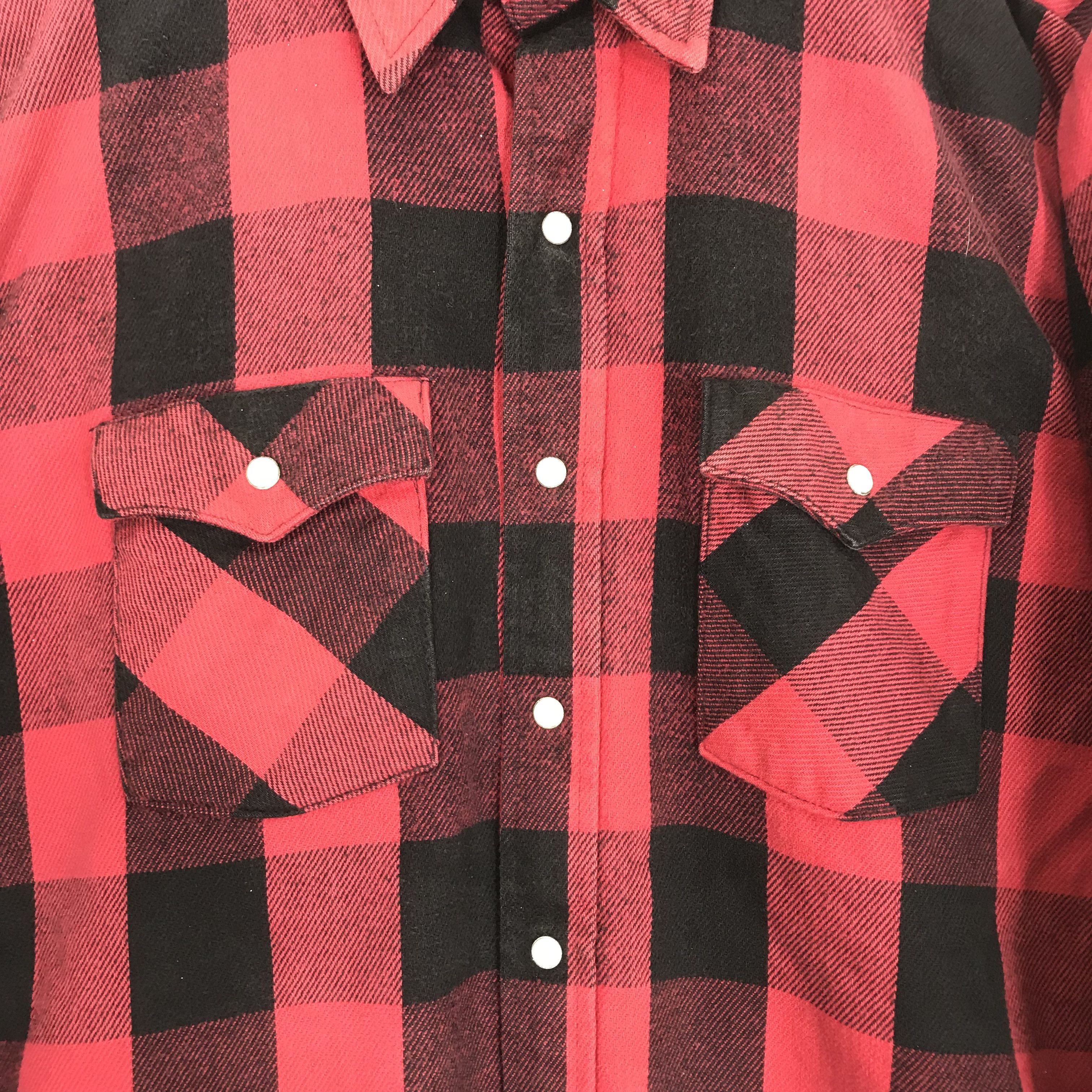 Flannel Vintage Saddle King Western Flannel Checkered Bondage Punk Size US L / EU 52-54 / 3 - 5 Thumbnail