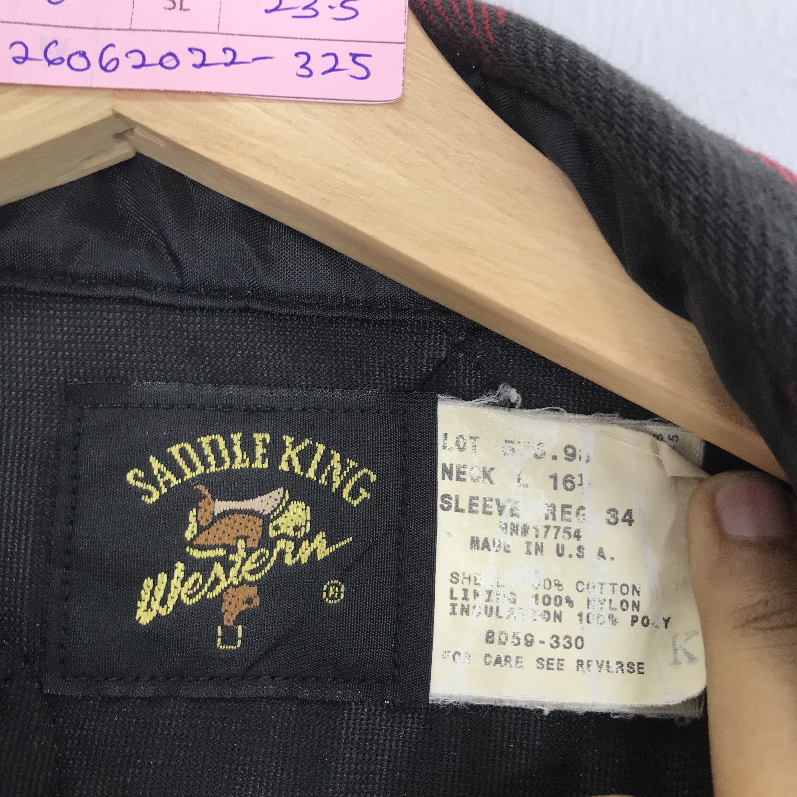 Flannel Vintage Saddle King Western Flannel Checkered Bondage Punk Size US L / EU 52-54 / 3 - 9 Thumbnail