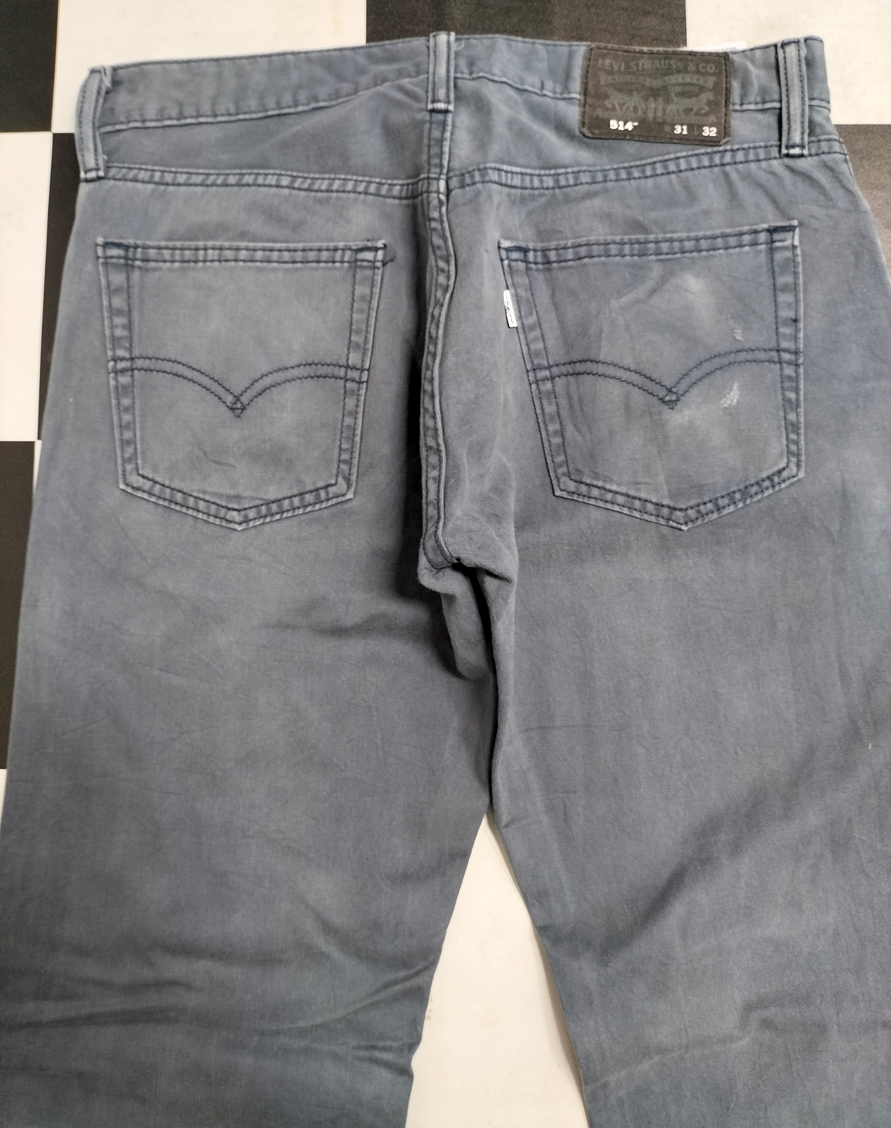Levi's × Vintage Vintage Levis 514 Gray Denim Jeans L462 Size US 32 / EU 48 - 8 Thumbnail
