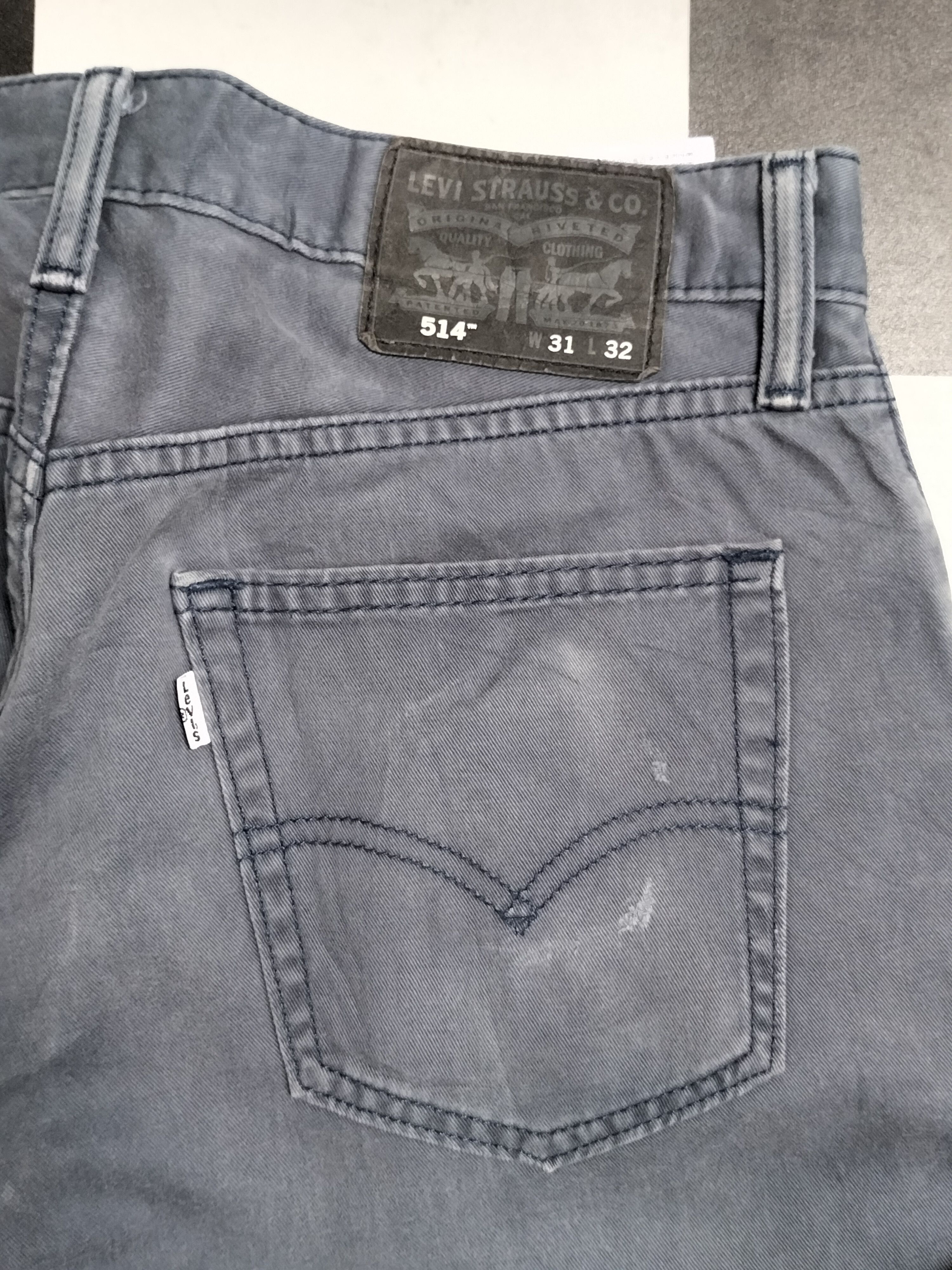Levi's × Vintage Vintage Levis 514 Gray Denim Jeans L462 Size US 32 / EU 48 - 9 Thumbnail