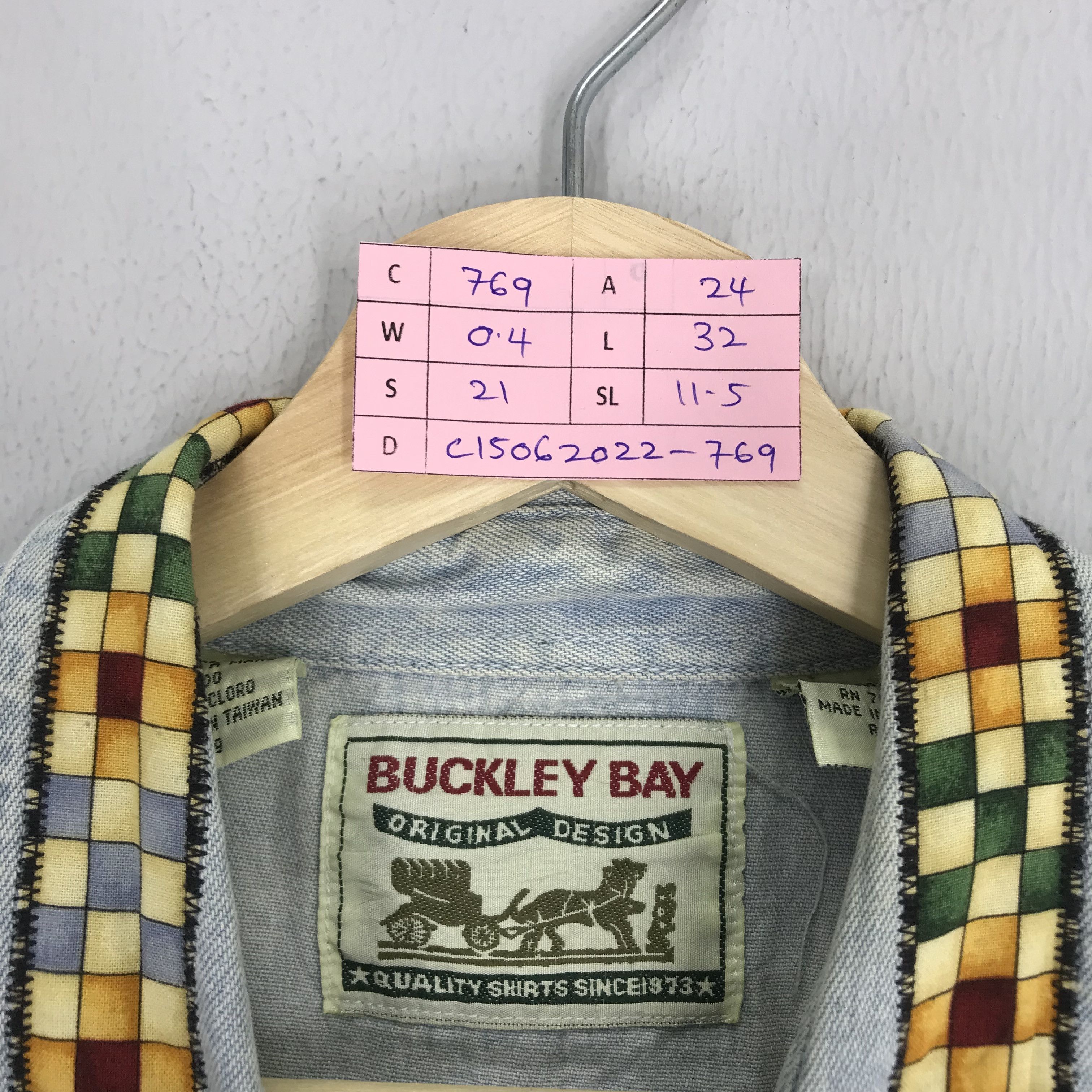 Denime Vintage Buckley Bay Denim Patchwork Retro Shirt Size US L / EU 52-54 / 3 - 9 Thumbnail