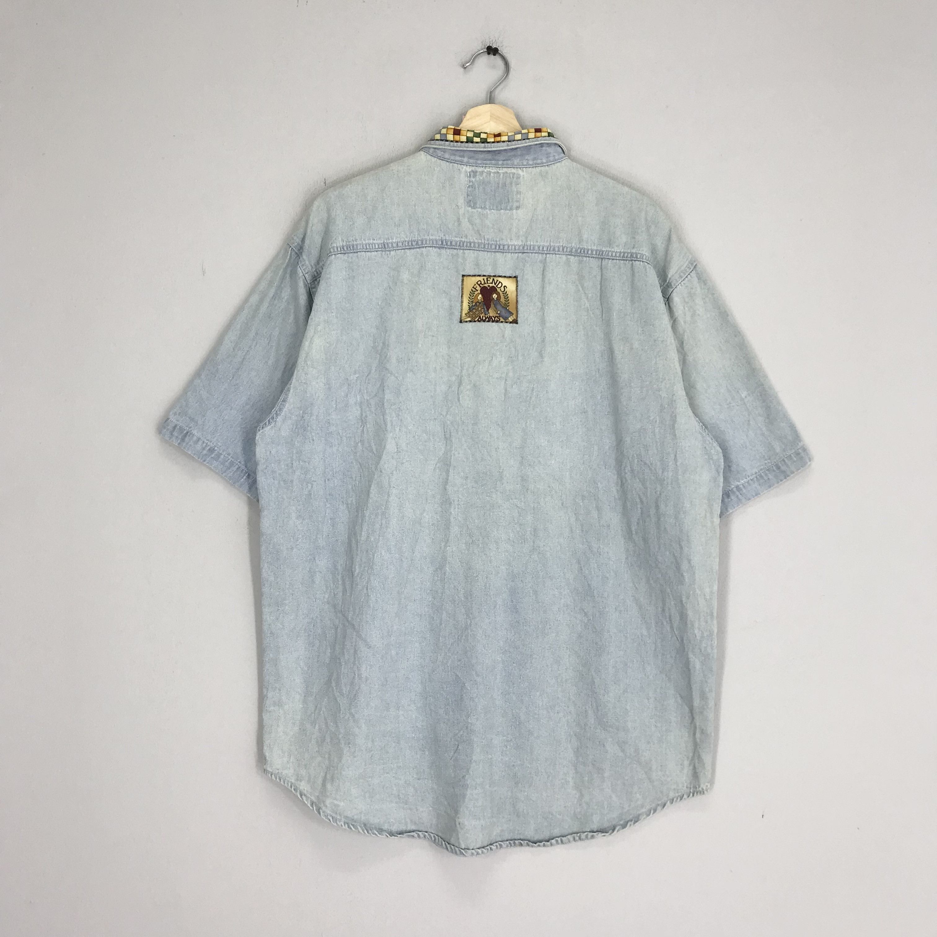 Denime Vintage Buckley Bay Denim Patchwork Retro Shirt Size US L / EU 52-54 / 3 - 2 Thumbnail