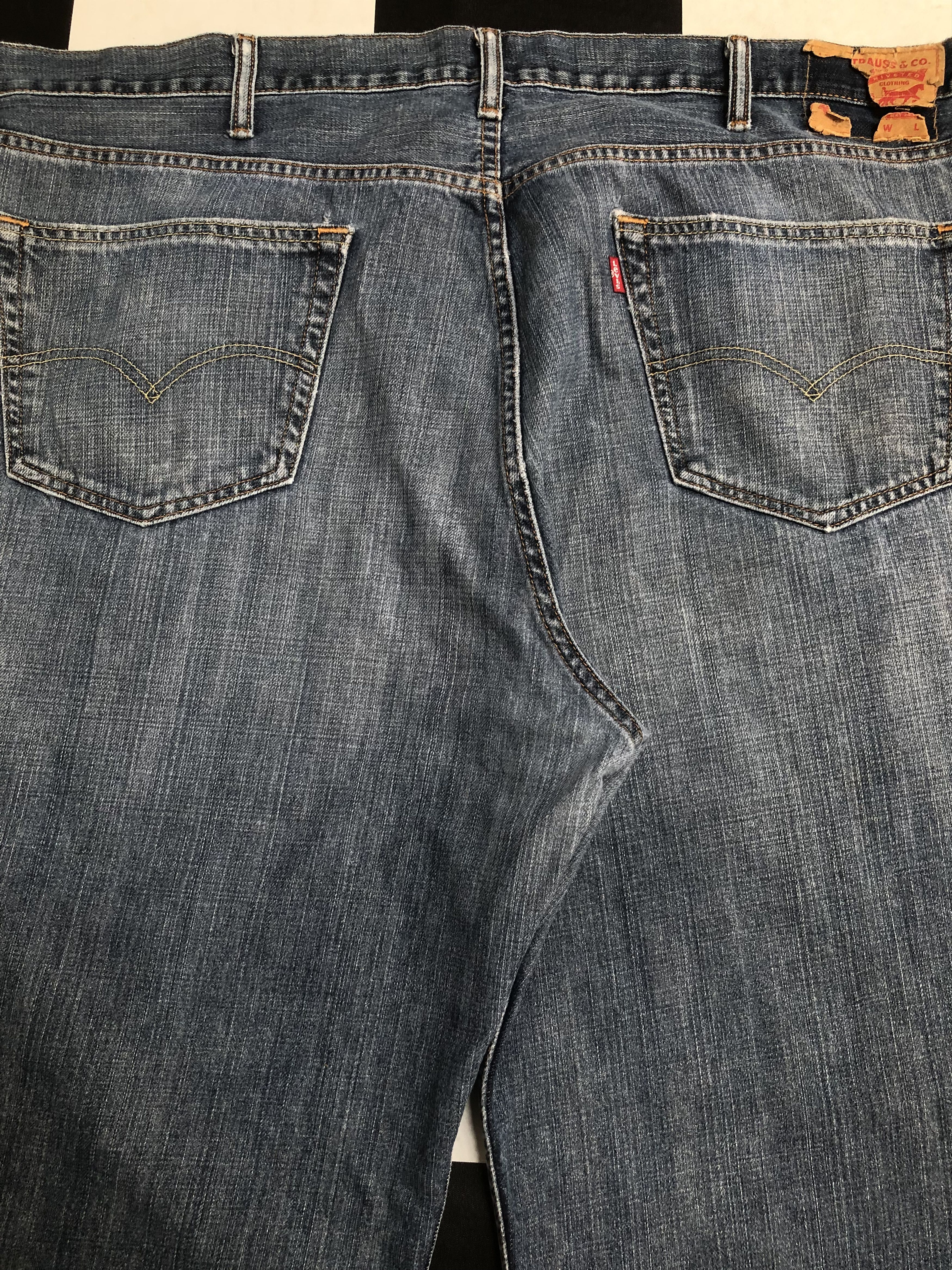 Levi's × Vintage Vintage Levi's 559 Loose Fit Jeans Waist 47 L451 Size US 44 / EU 60 - 9 Thumbnail